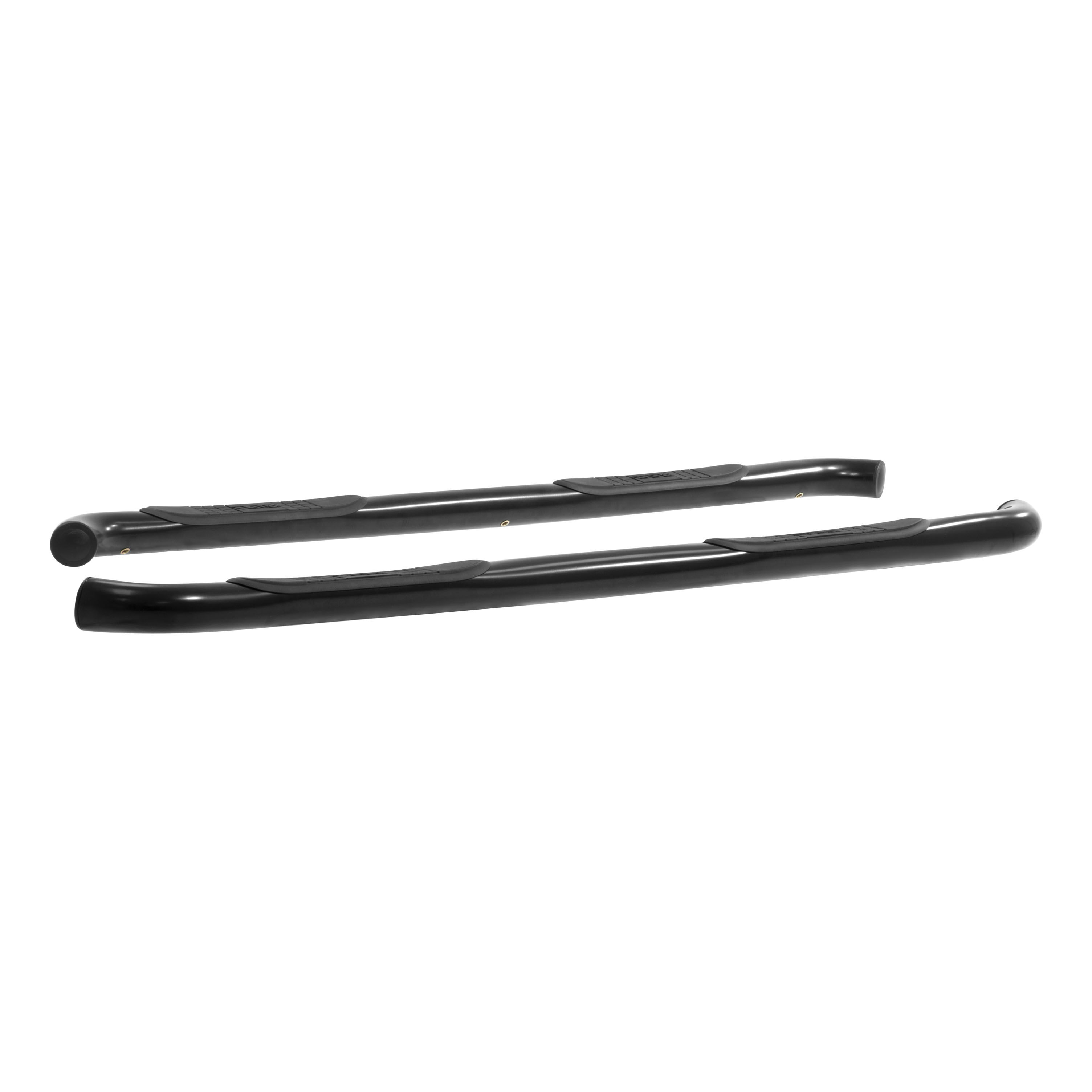 2005-2009 Land Rover LR3 Aries 3" Round Semi-Gloss Black Steel Side Bars