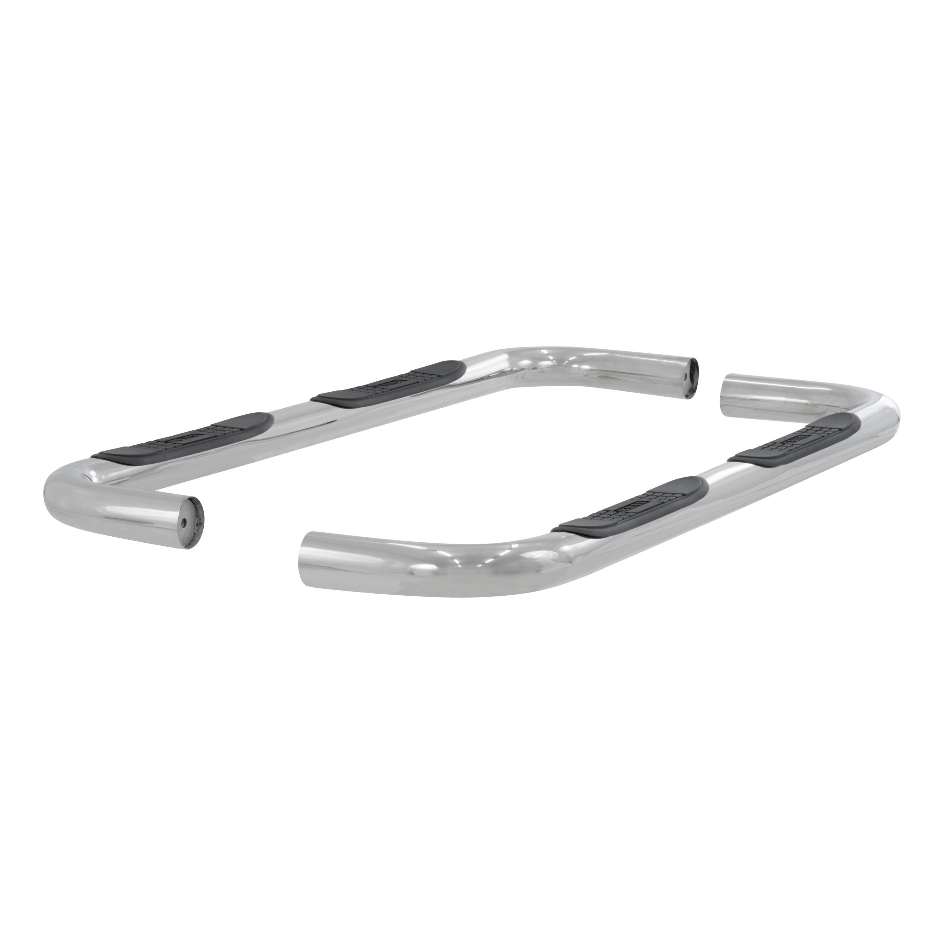 1999-2004 Jeep Grand Cherokee Aries 3" Round Semi-Gloss Black Steel Side Bars