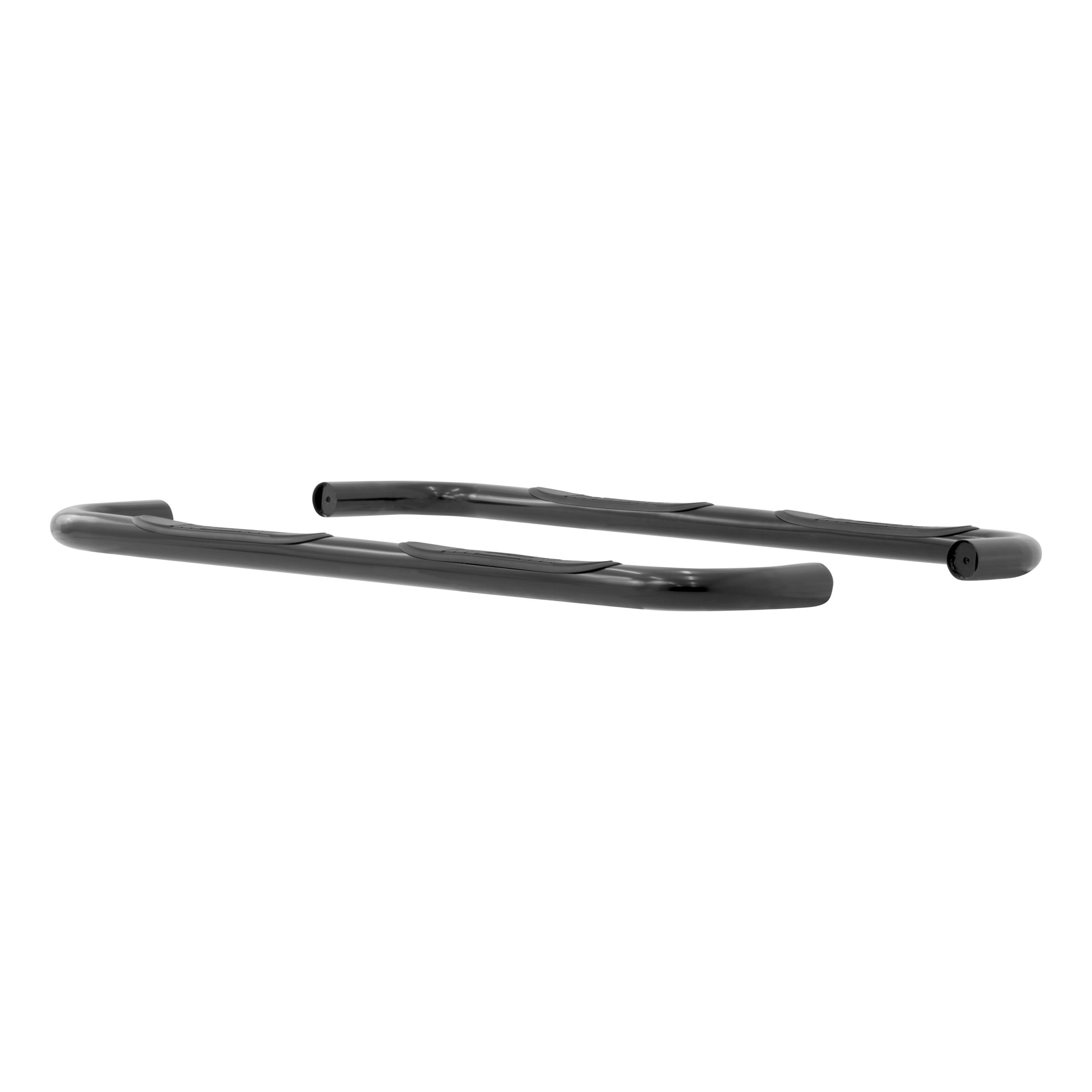 1999-2004 Jeep Grand Cherokee Aries 3" Round Semi-Gloss Black Steel Side Bars