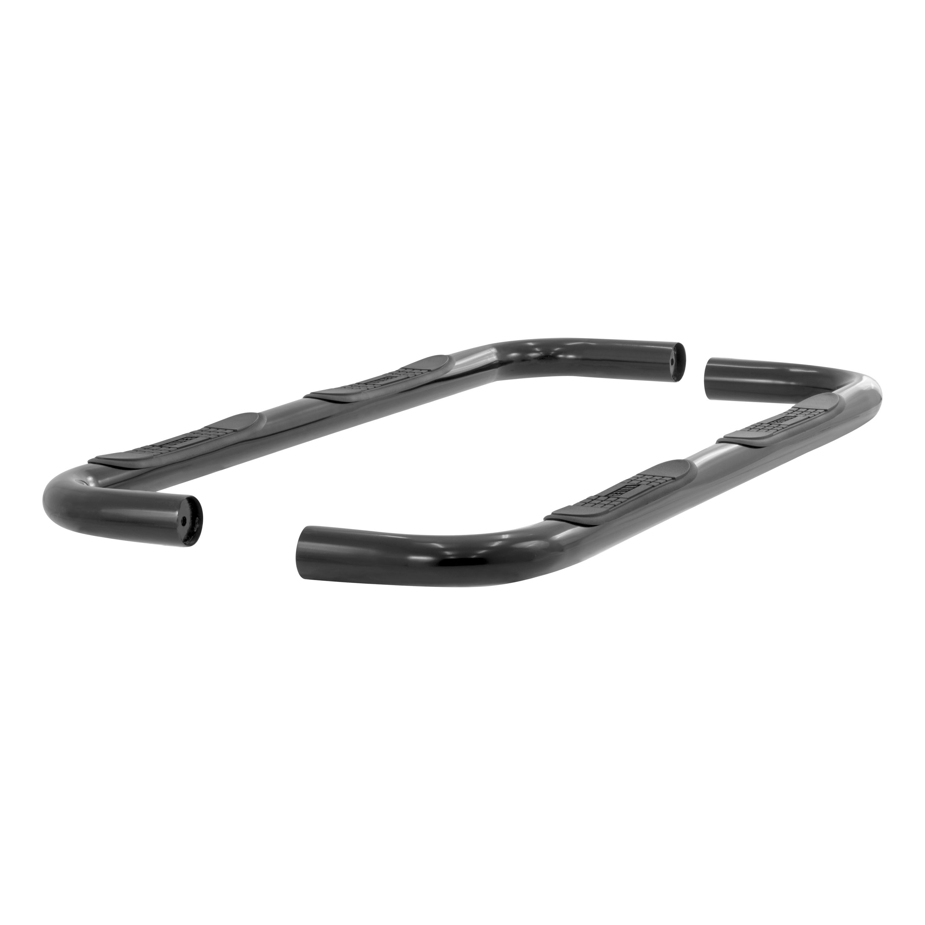 1999-2004 Jeep Grand Cherokee Aries 3" Round Semi-Gloss Black Steel Side Bars - 201001