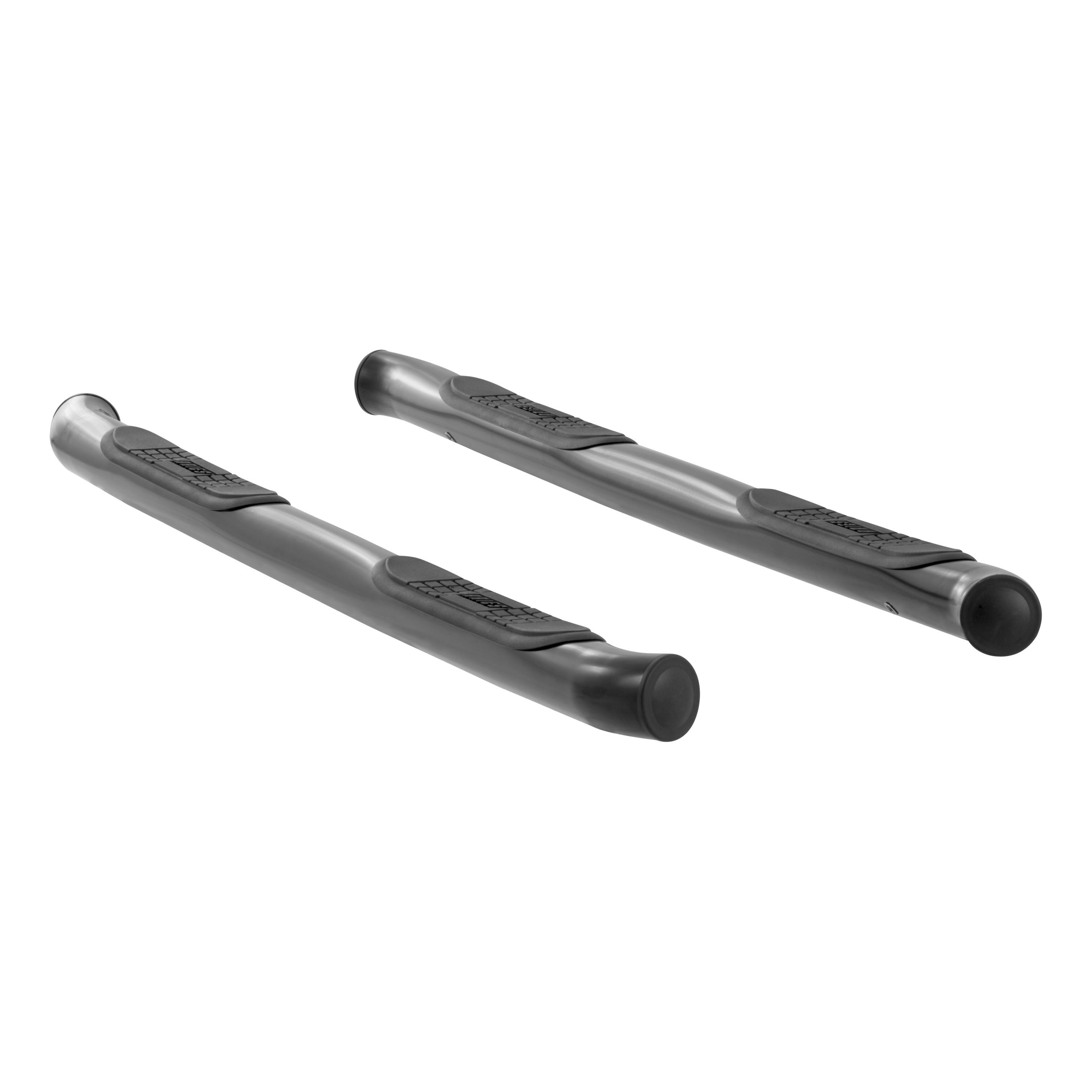 2008-2012 Jeep Liberty Aries 3" Round Semi-Gloss Black Steel Side Bars