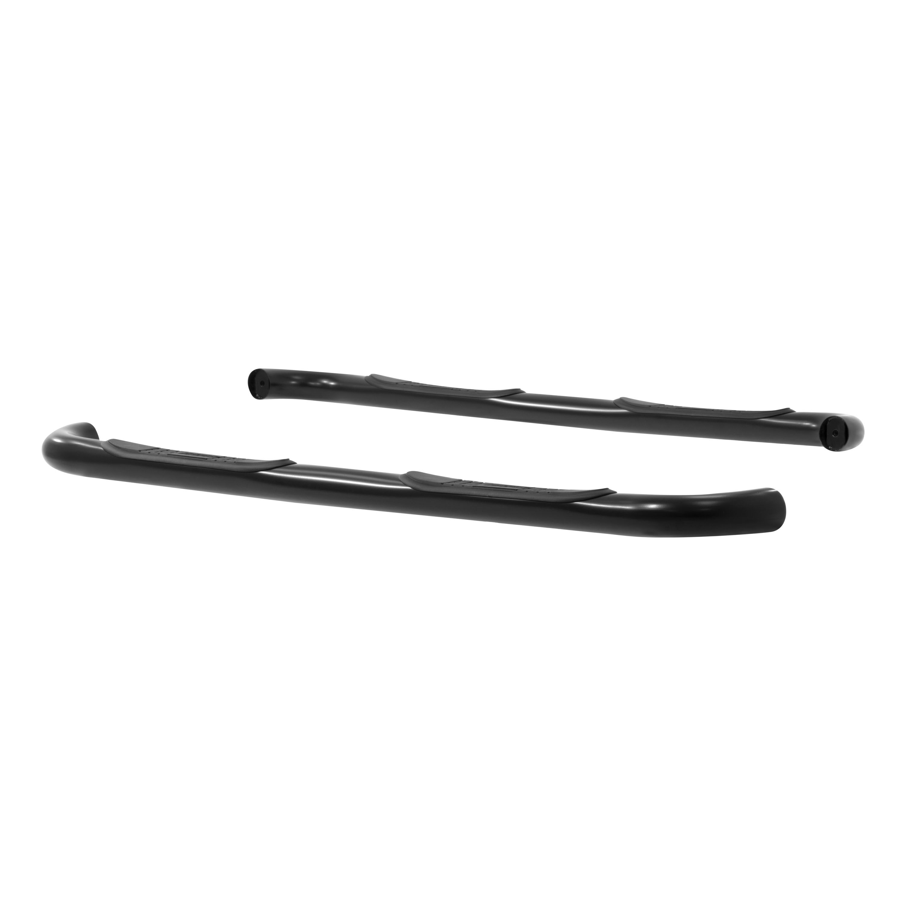 2003-2009 Toyota 4Runner Aries 3" Round Semi-Gloss Black Steel Side Bars