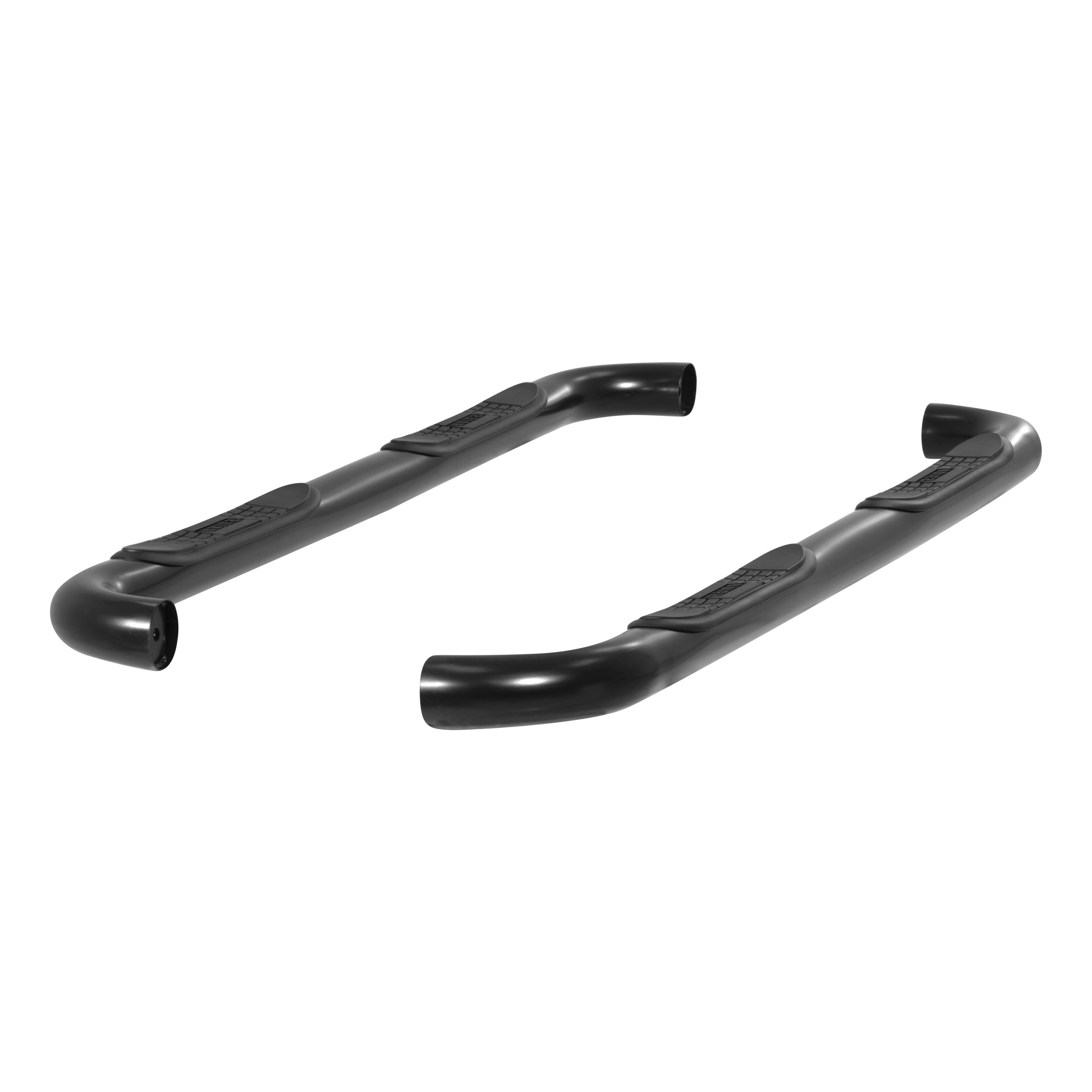 2003-2009 Toyota 4Runner Aries 3" Round Semi-Gloss Black Steel Side Bars - 202000