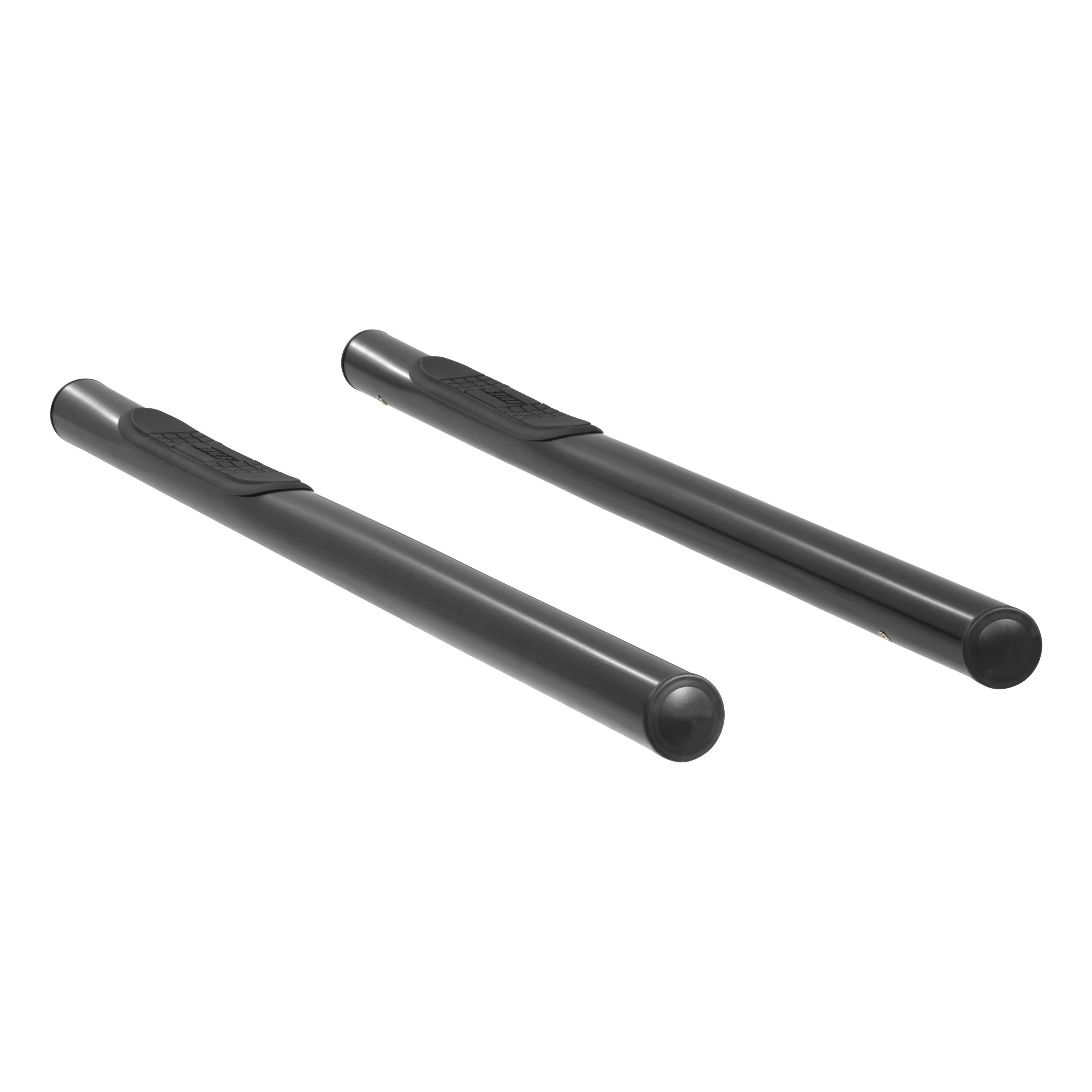 1997-2004 Toyota Tacoma Aries 3" Round Semi-Gloss Black Steel Side Bars Extended Cab