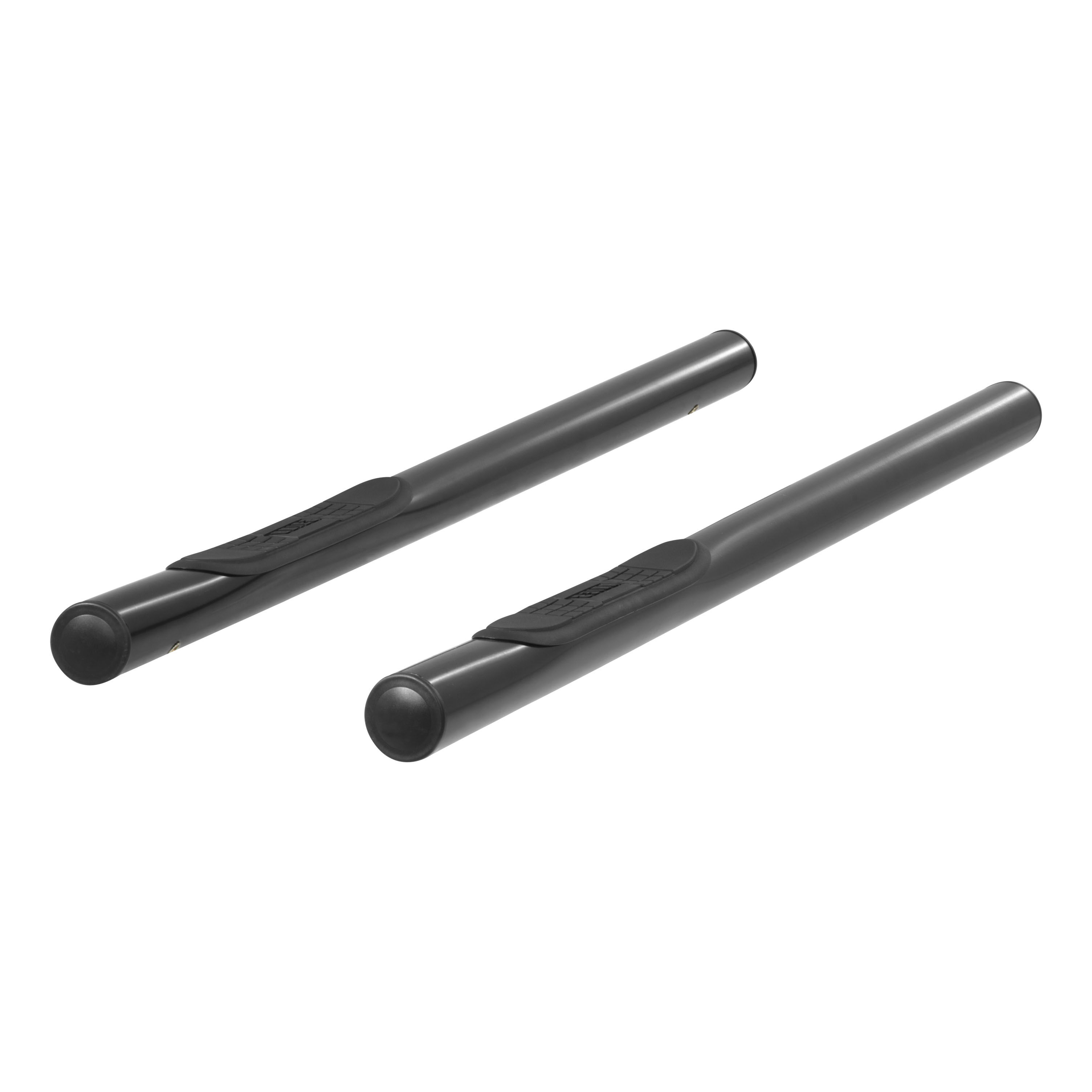 1997-2004 Toyota Tacoma Aries 3" Round Semi-Gloss Black Steel Side Bars Extended Cab - 202001