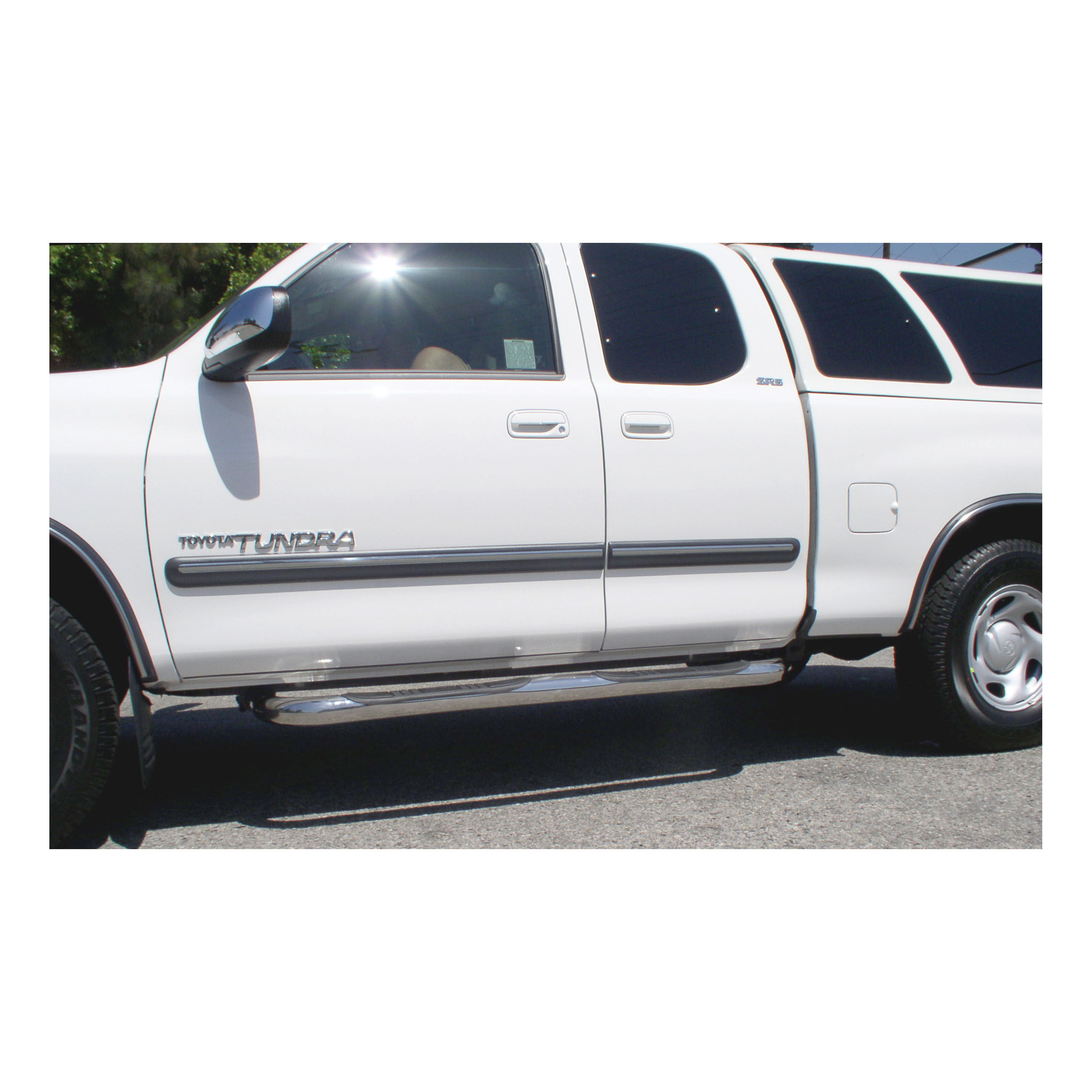 2000-2006 Toyota Tundra Aries Stainless 3" Round Side Bars Extended Cab
