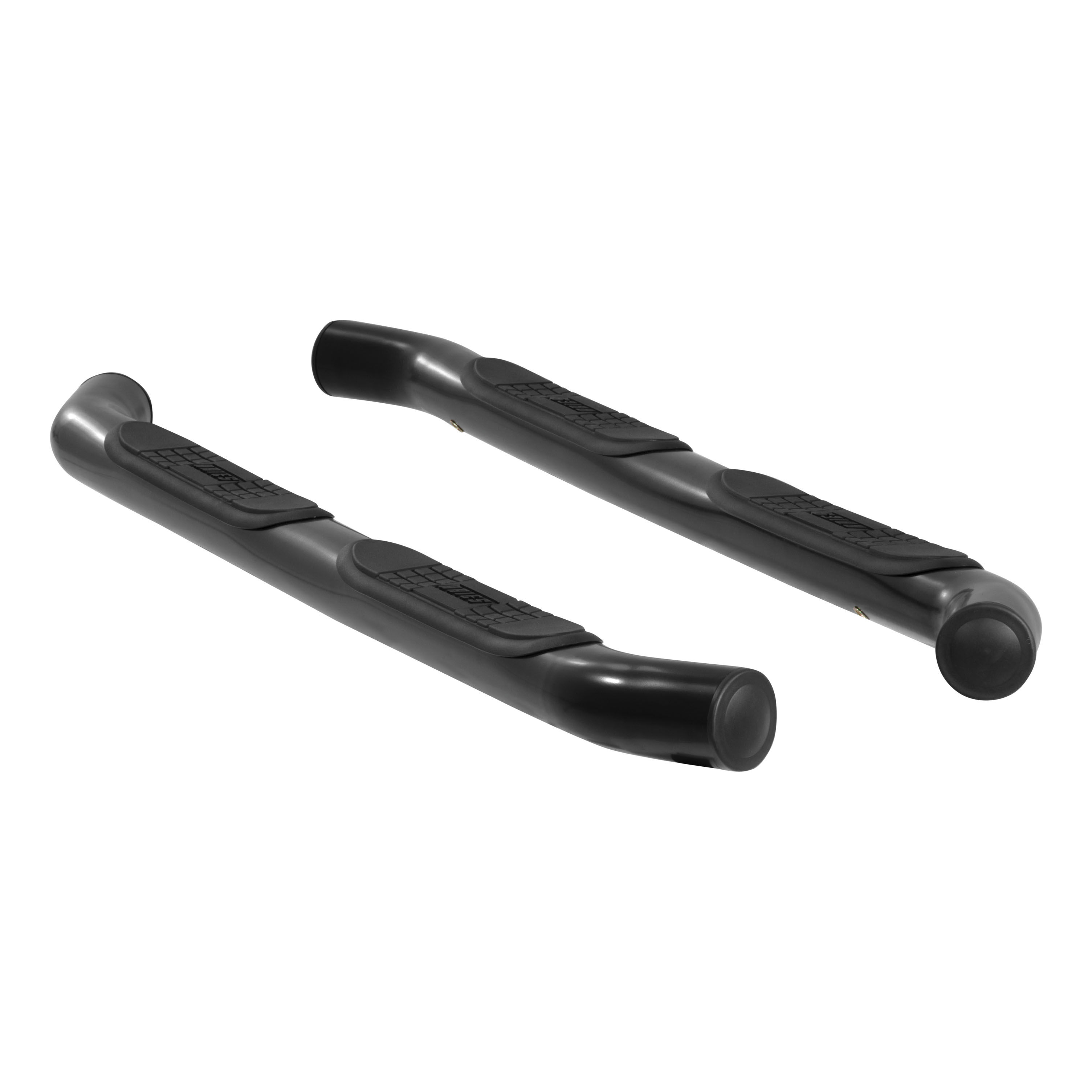 2007-2014 Toyota FJ Cruiser Aries 3" Round Semi-Gloss Black Steel Side Bars