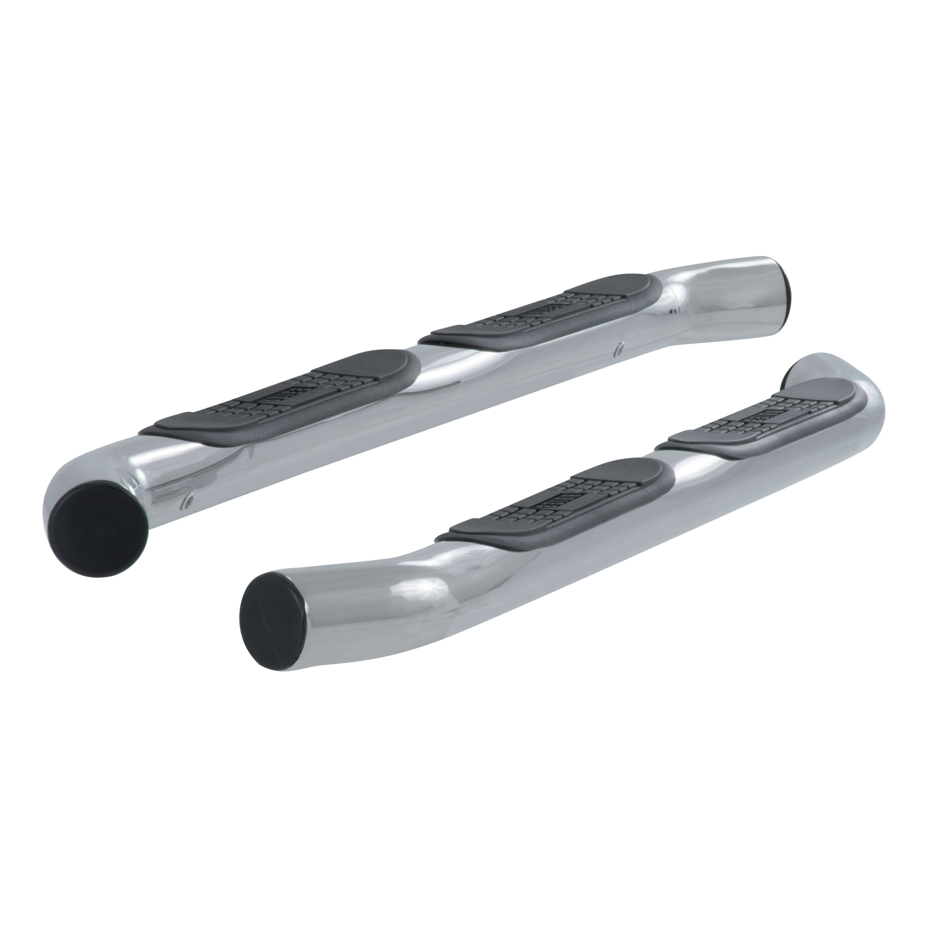 2007-2014 Toyota FJ Cruiser Aries 3" Round Semi-Gloss Black Steel Side Bars