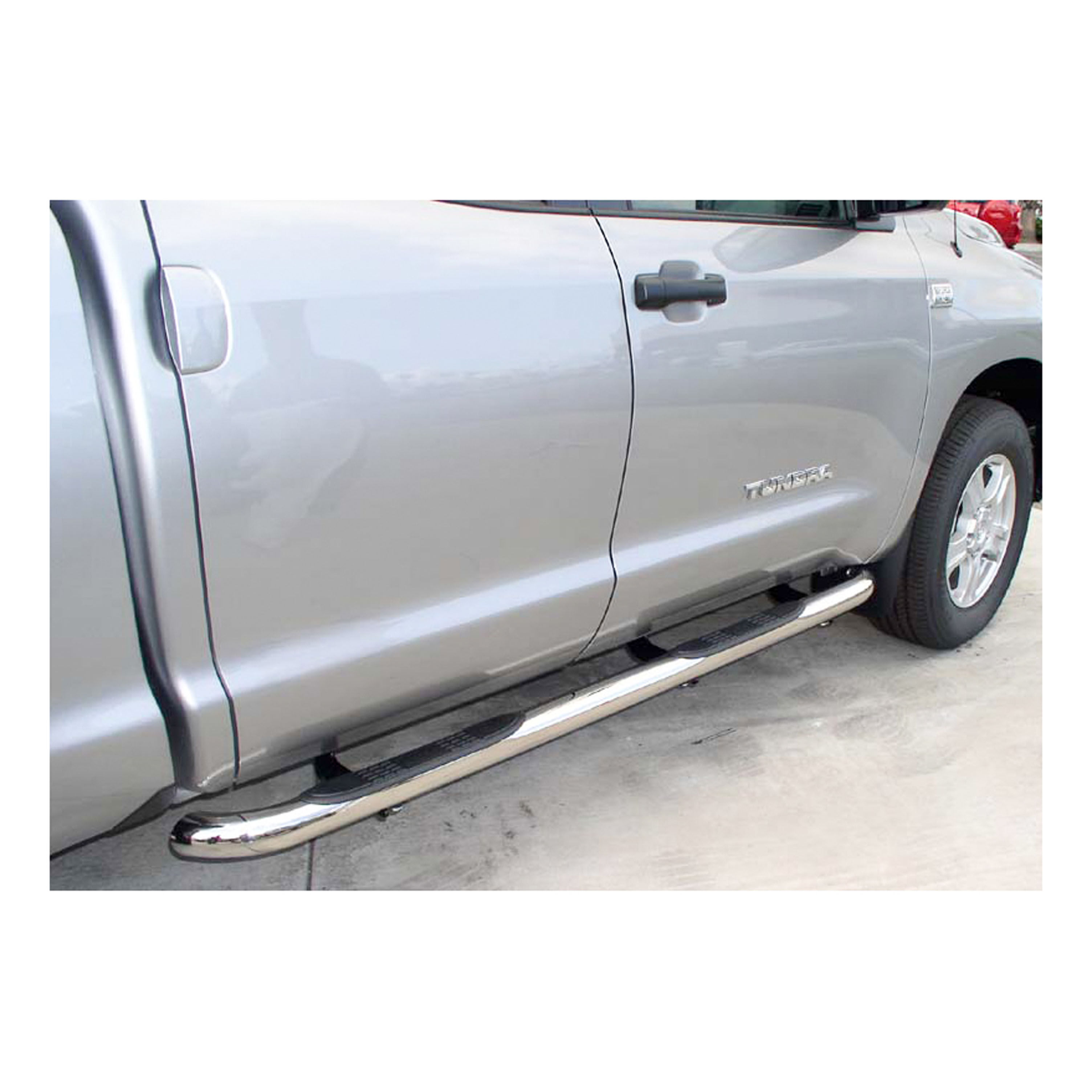 2007-2018 Toyota Tundra Aries Stainless 3" Round Side Bars Limited/Extended Cab