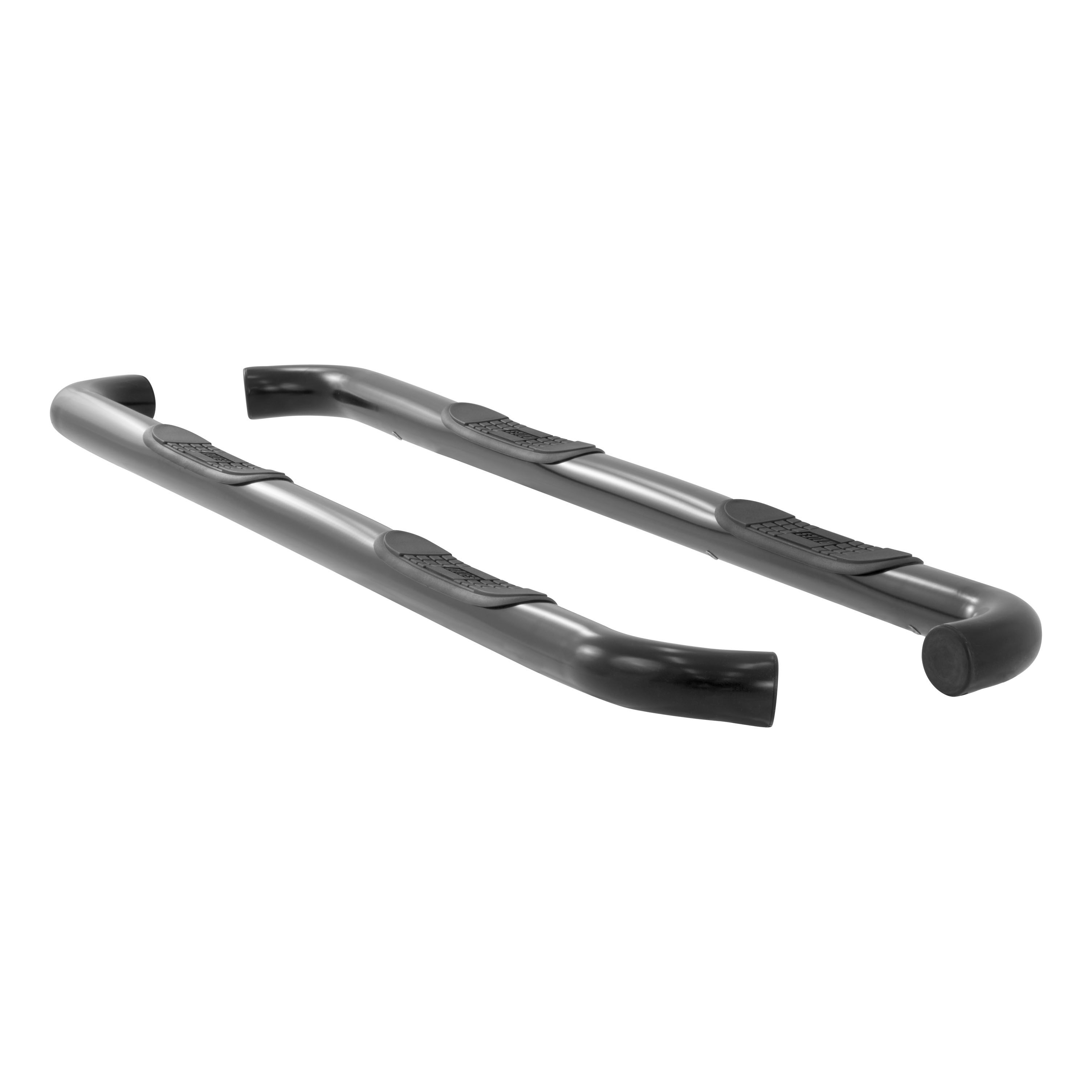 2007-2018 Toyota Tundra Aries 3" Round Semi-Gloss Black Steel Side Bars Limited/Crew Cab