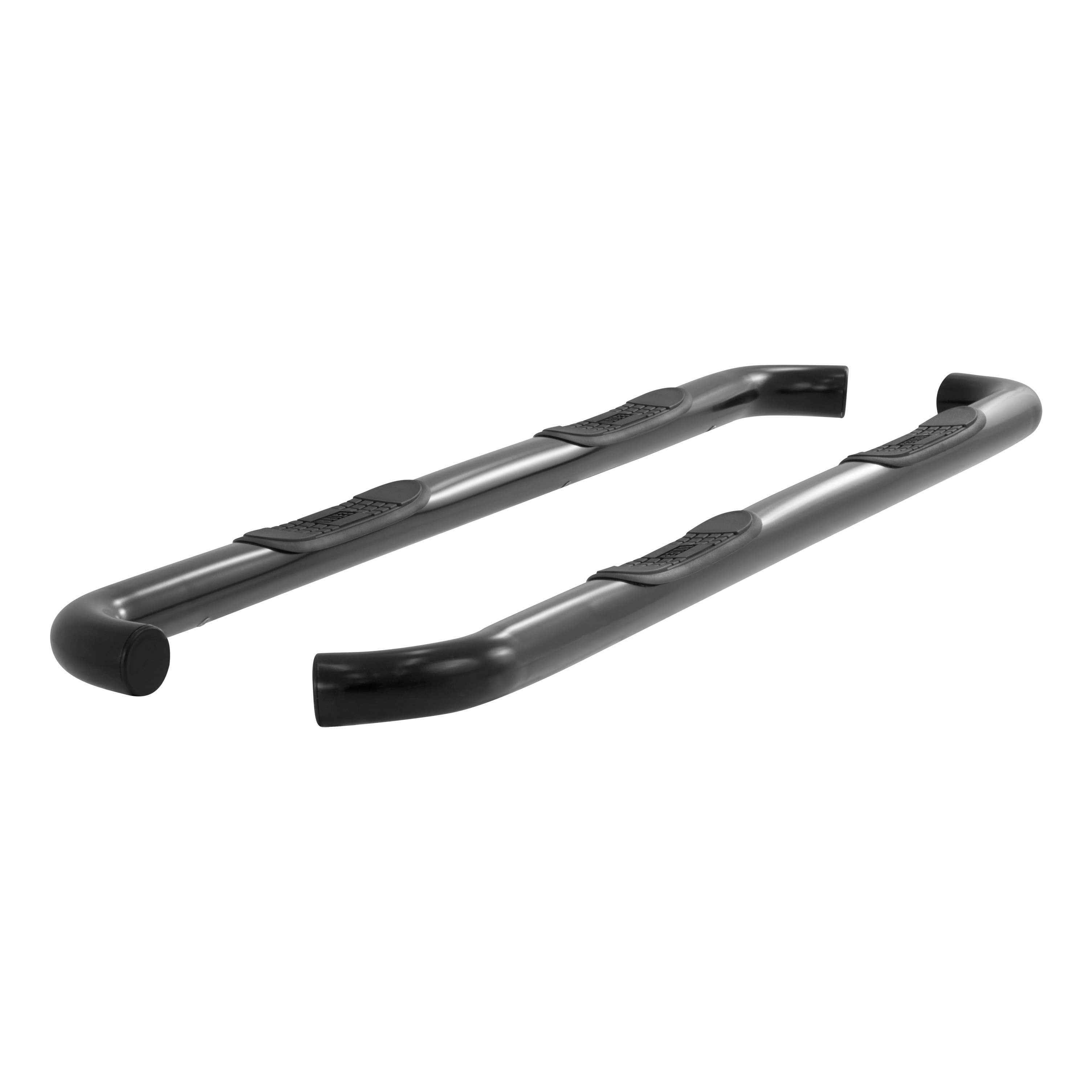 2007-2018 Toyota Tundra Aries 3" Round Semi-Gloss Black Steel Side Bars Limited/Crew Cab - 202013