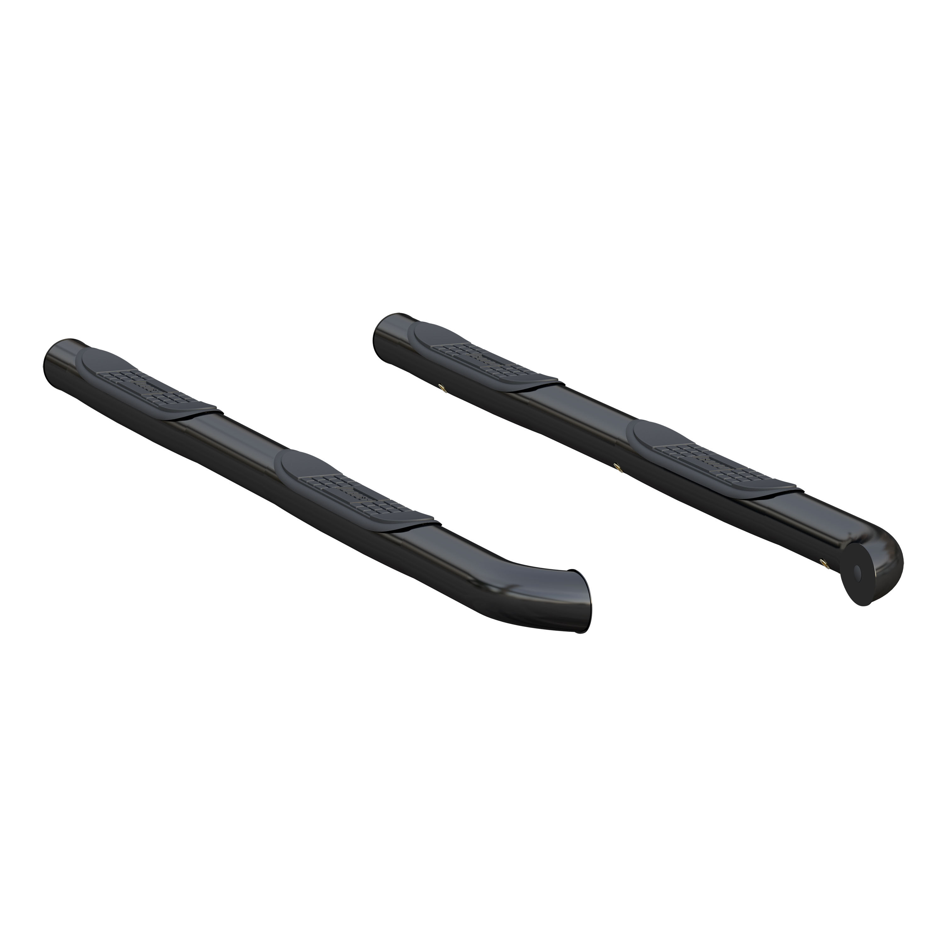 2014-2016 Toyota 4Runner Aries 3" Round Semi-Gloss Black Steel Side Bars SR5/Trail