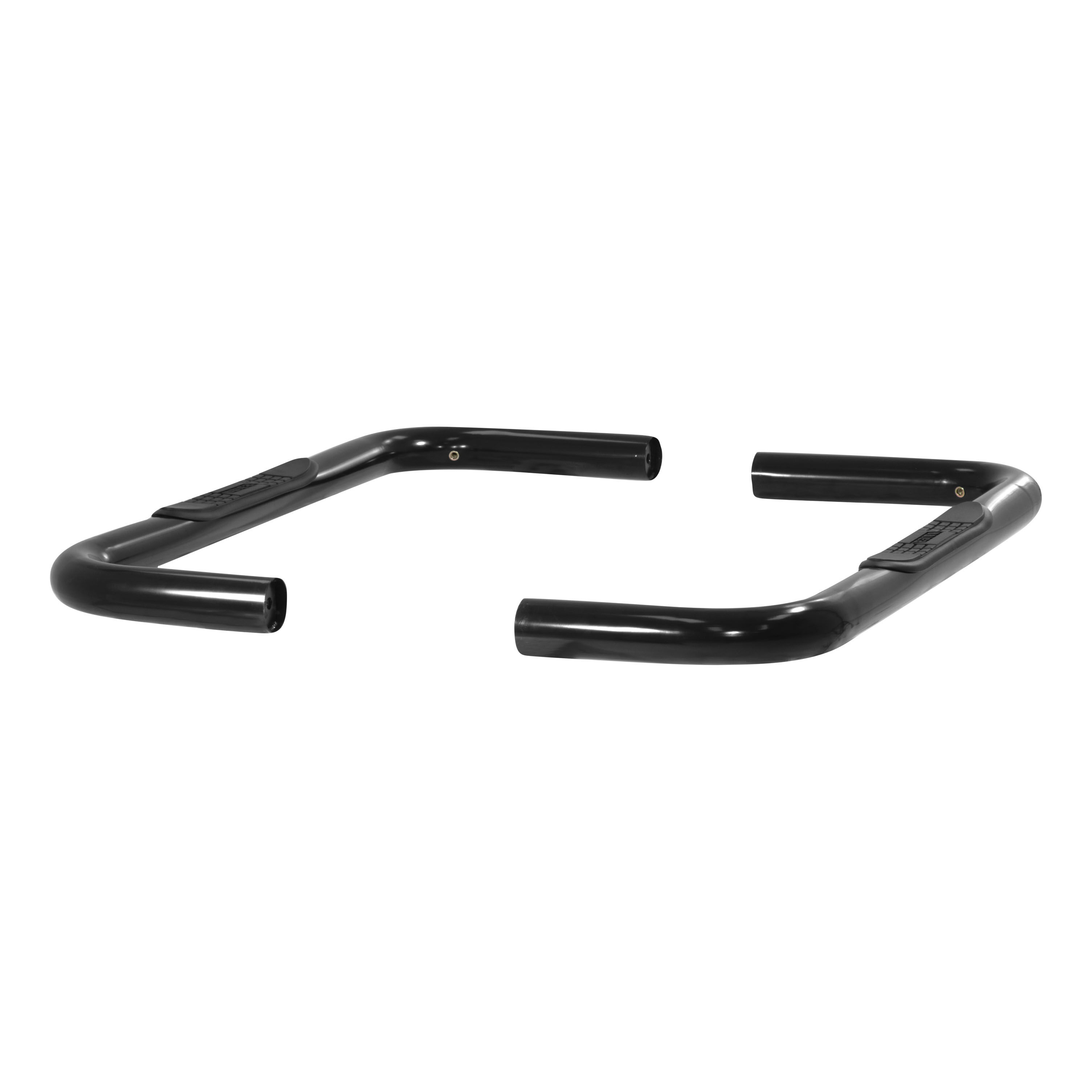 1980-1996 Ford F-150 Aries 3" Round Semi-Gloss Black Steel Side Bars REGULAR CAB - 203001
