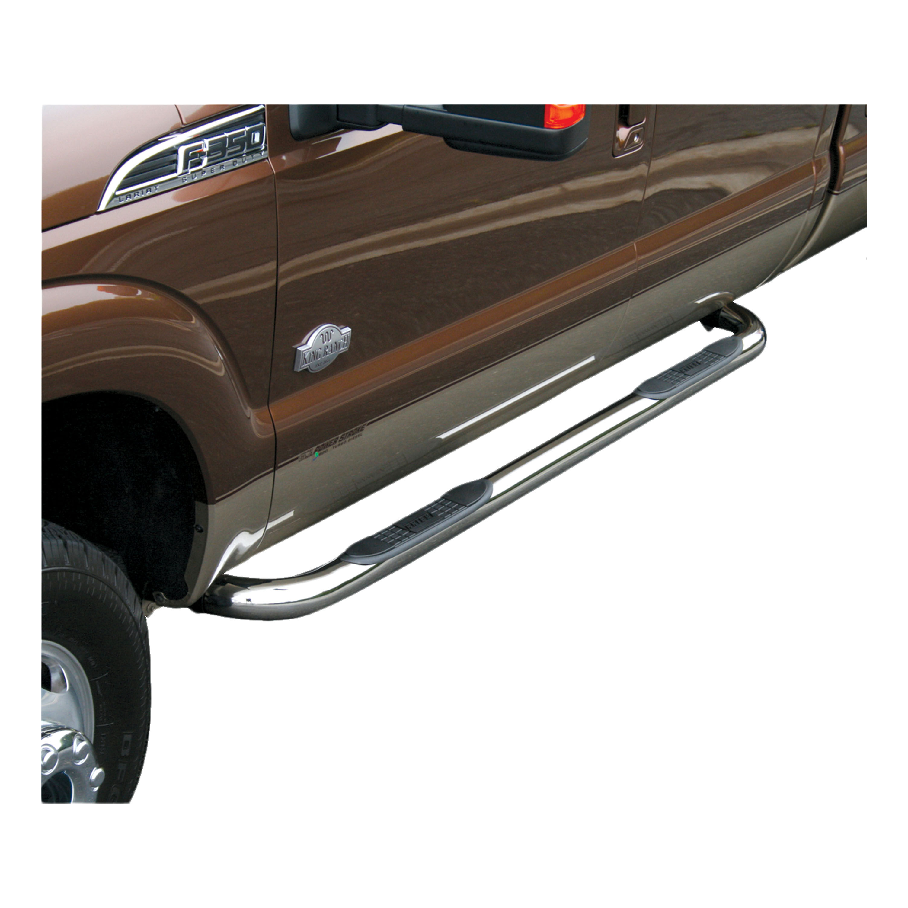 1999-2016 Ford F-350 Aries Stainless 3" Round Side Bars SUPER CREW CAB
