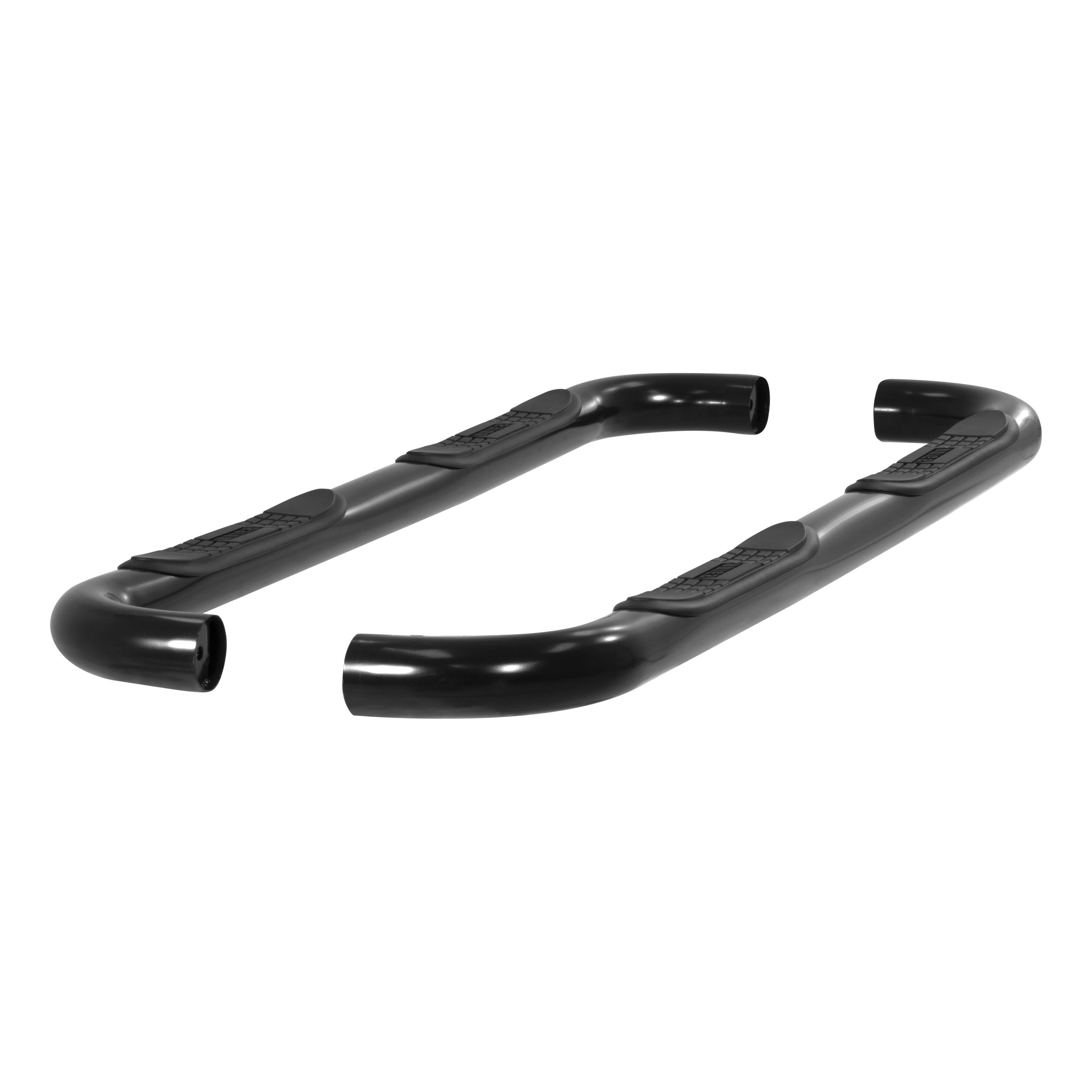 1997-2003 Ford F-150 Aries 3" Round Semi-Gloss Black Steel Side Bars SUPER CAB - 203008