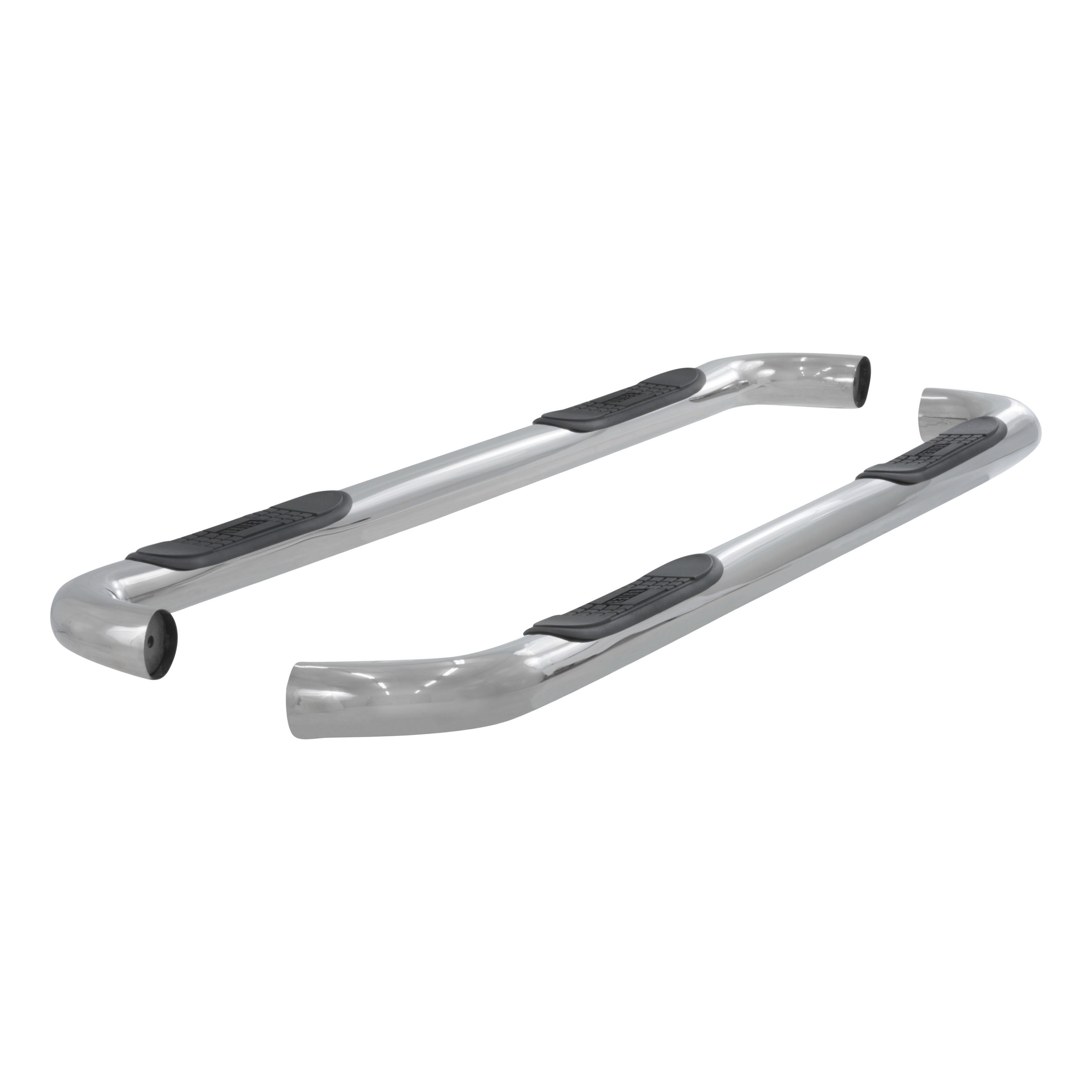 2001-2006 Ford Explorer Sport Trac Aries 3" Round Semi-Gloss Black Steel Side Bars