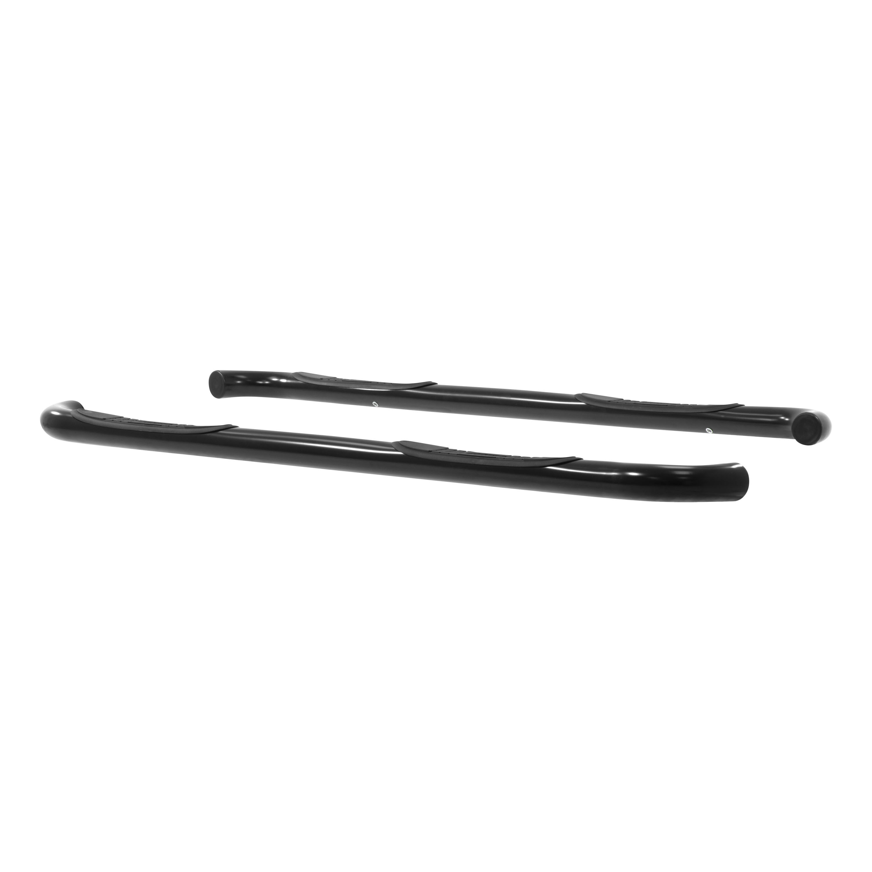 2004-2014 Ford F-150 Aries 3" Round Semi-Gloss Black Steel Side Bars SUPER CAB