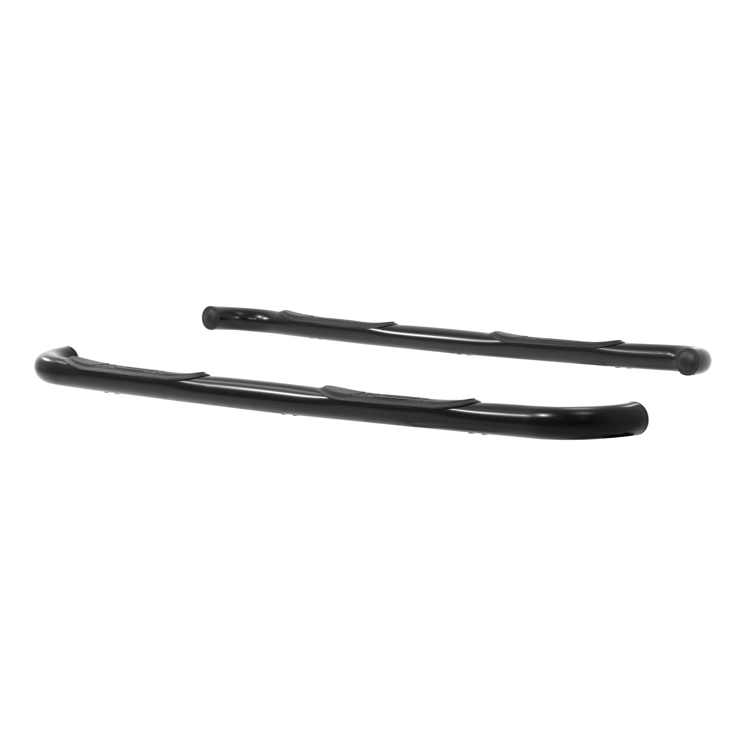 2002-2010 Ford Explorer Aries 3" Round Semi-Gloss Black Steel Side Bars 4-DOOR