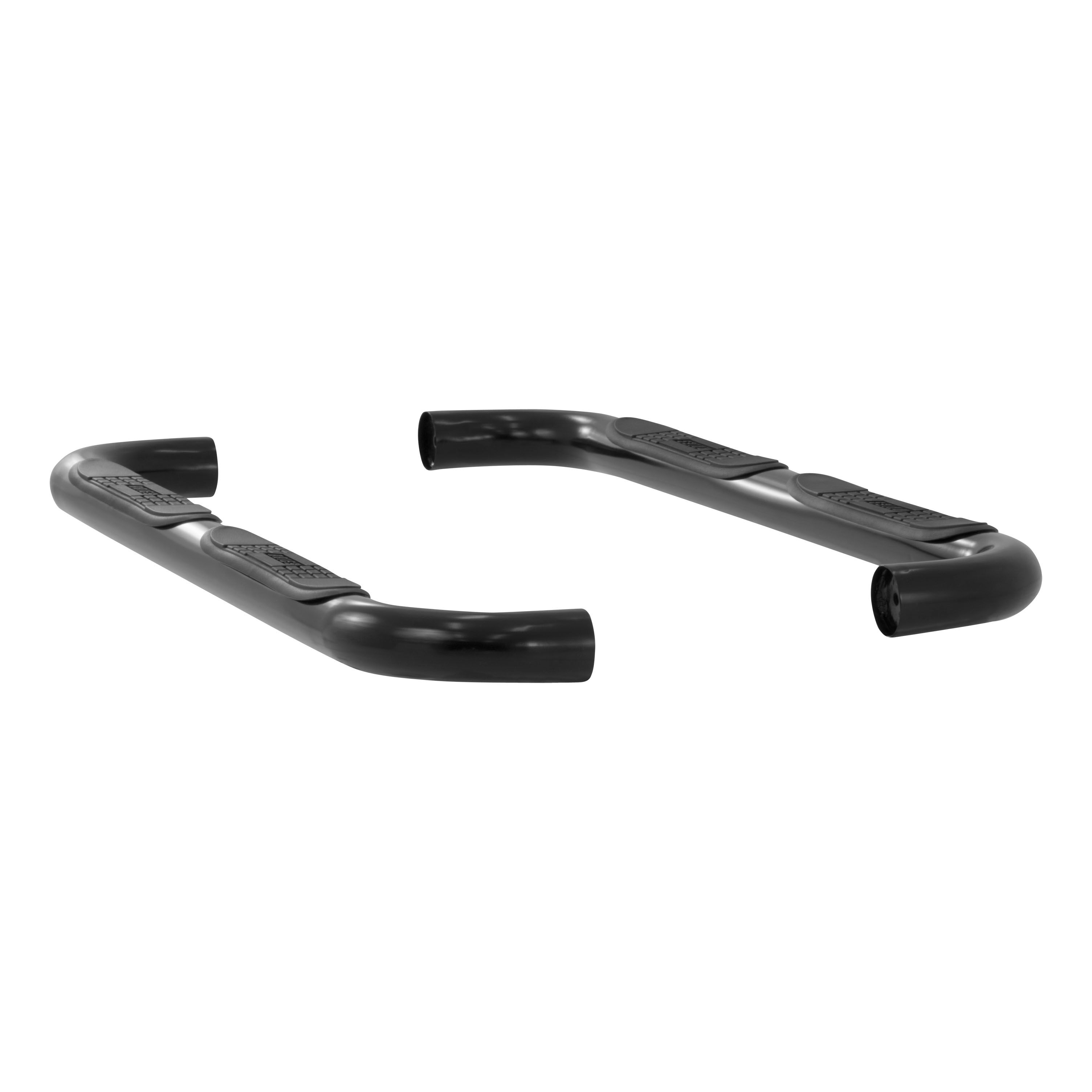 1998-2012 Ford Ranger Aries 3" Round Semi-Gloss Black Steel Side Bars SUPER CAB (4-DOOR)