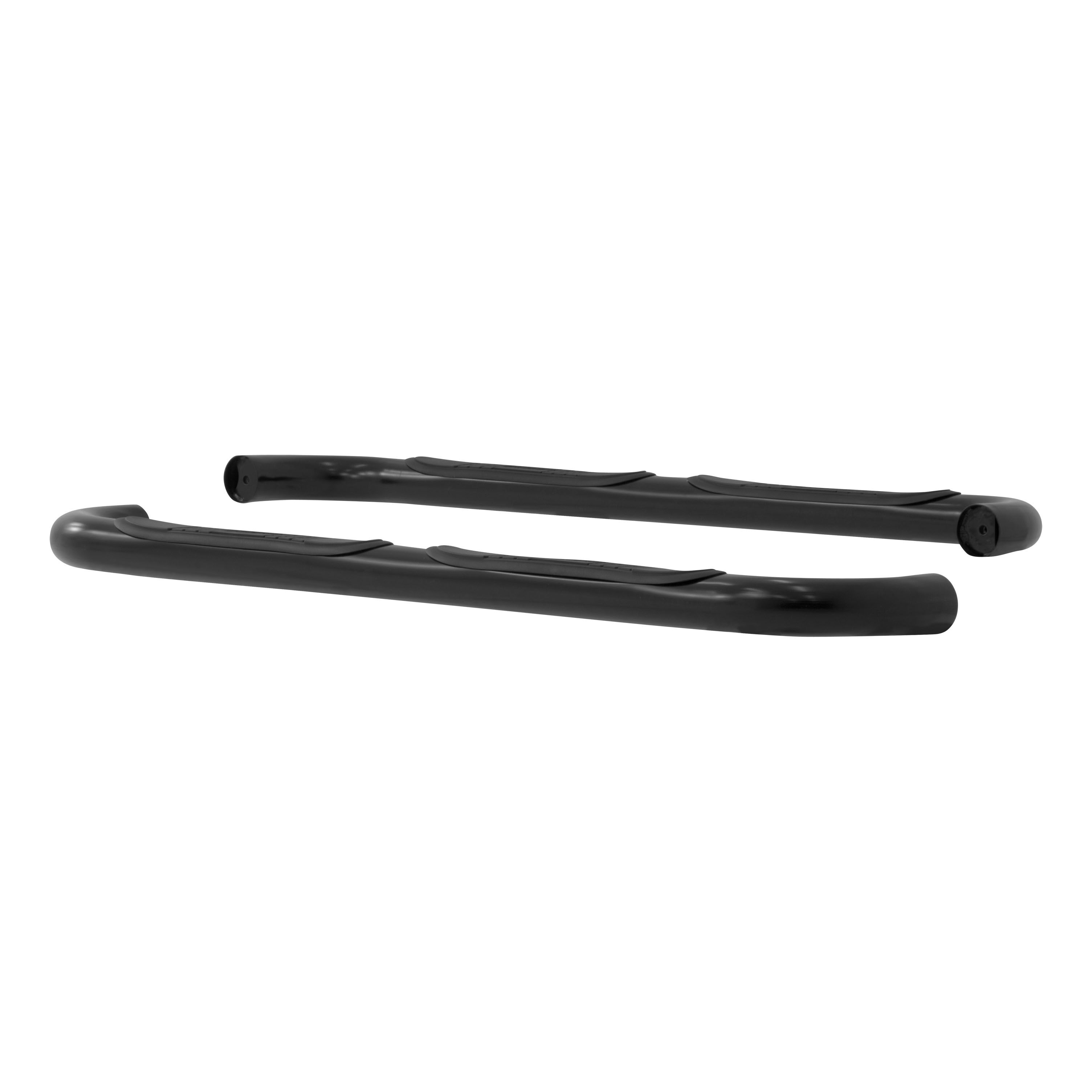 1998-2012 Ford Ranger Aries 3" Round Semi-Gloss Black Steel Side Bars SUPER CAB (4-DOOR)