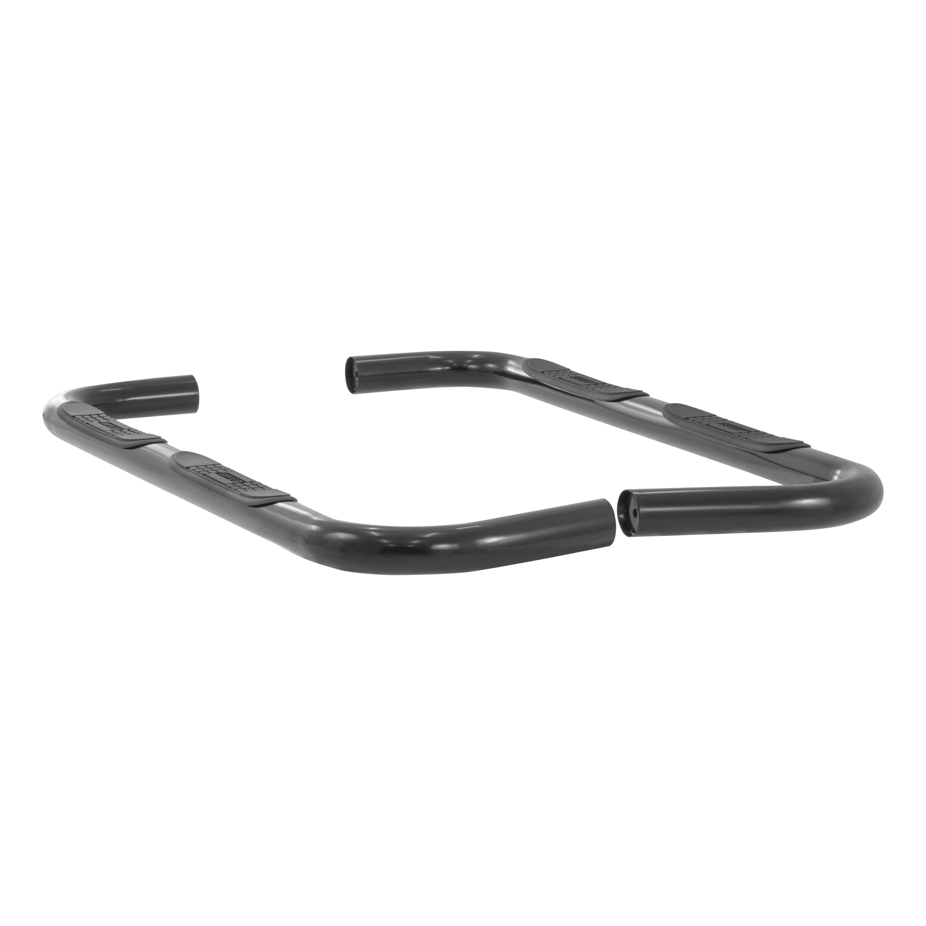 1995-2001 Ford Explorer Aries 3" Round Semi-Gloss Black Steel Side Bars 4-DOOR