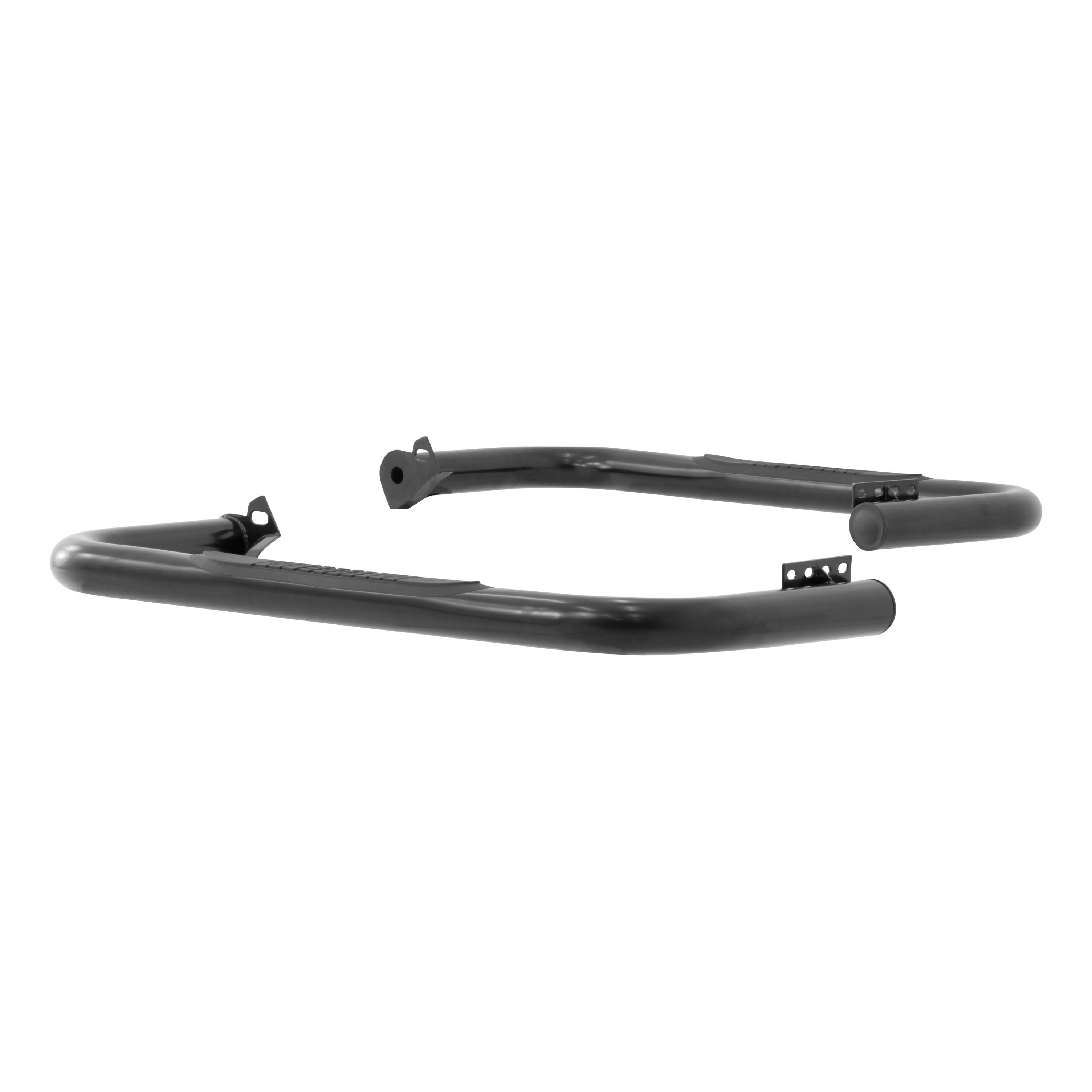 1966-1972 Ford Bronco Aries 3" Round Semi-Gloss Black Steel Side Bars