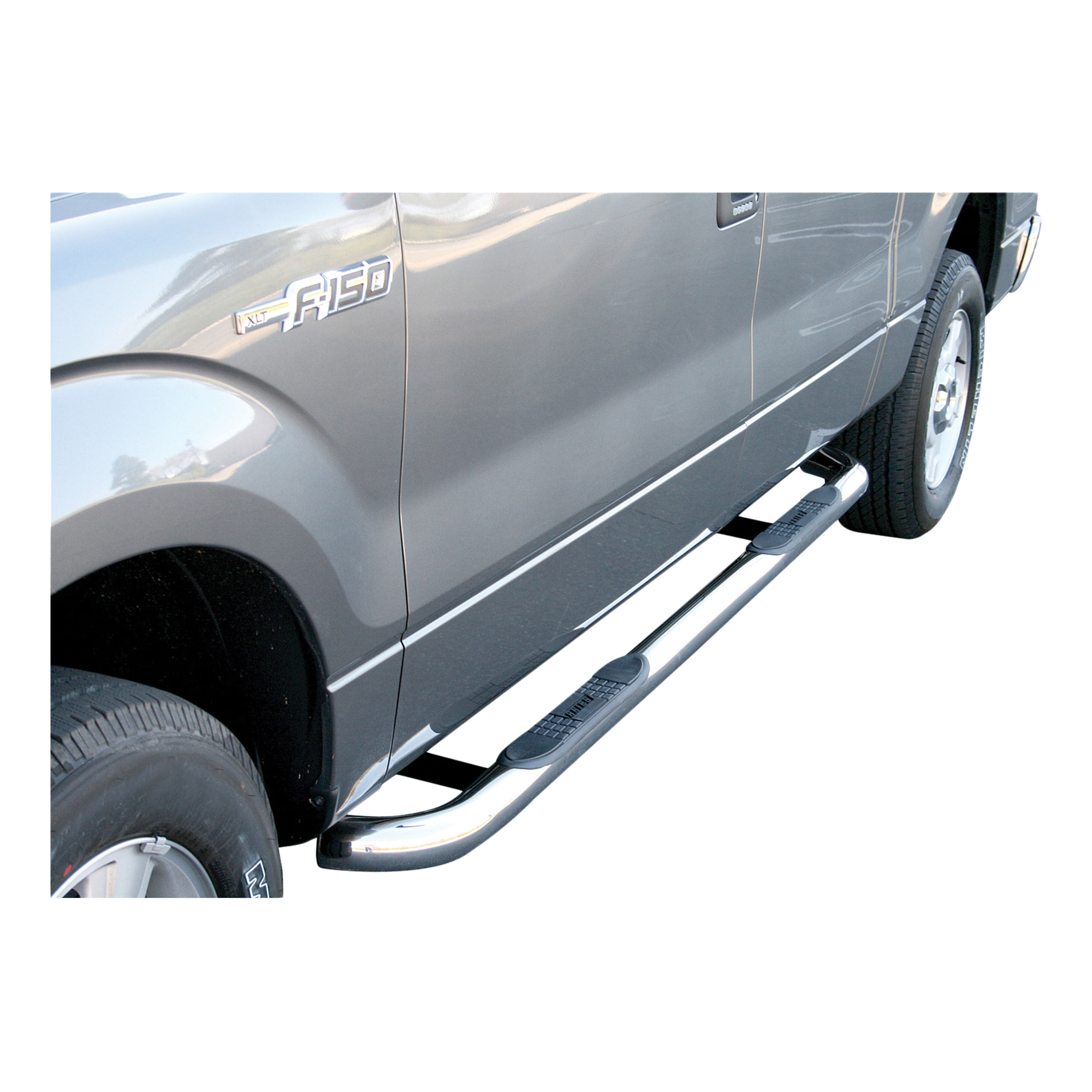 2009-2014 Ford F-150 Aries Stainless 3" Round Side Bars SUPER CREW CAB
