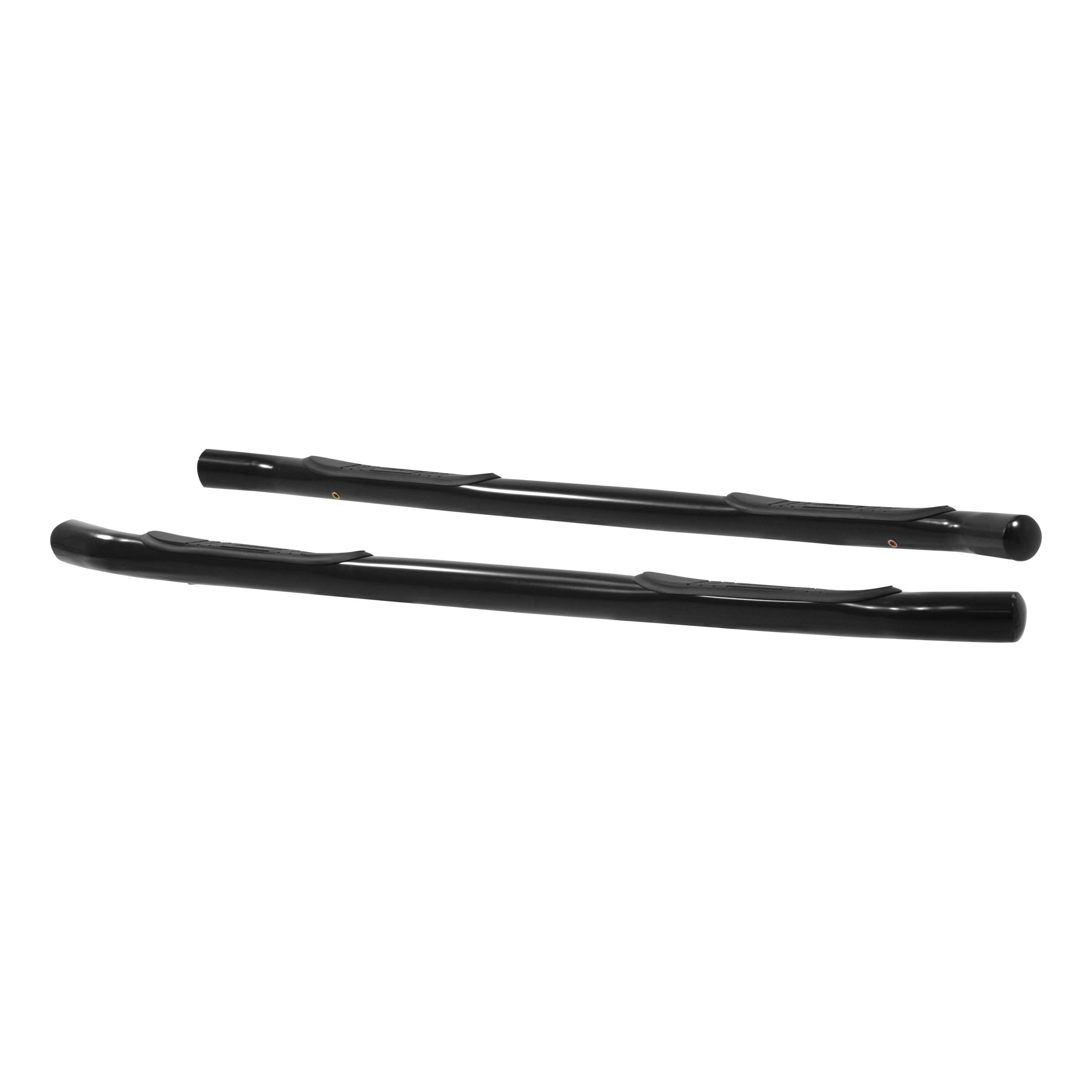 2011-2016 Ford Explorer Aries 3" Round Semi-Gloss Black Steel Side Bars