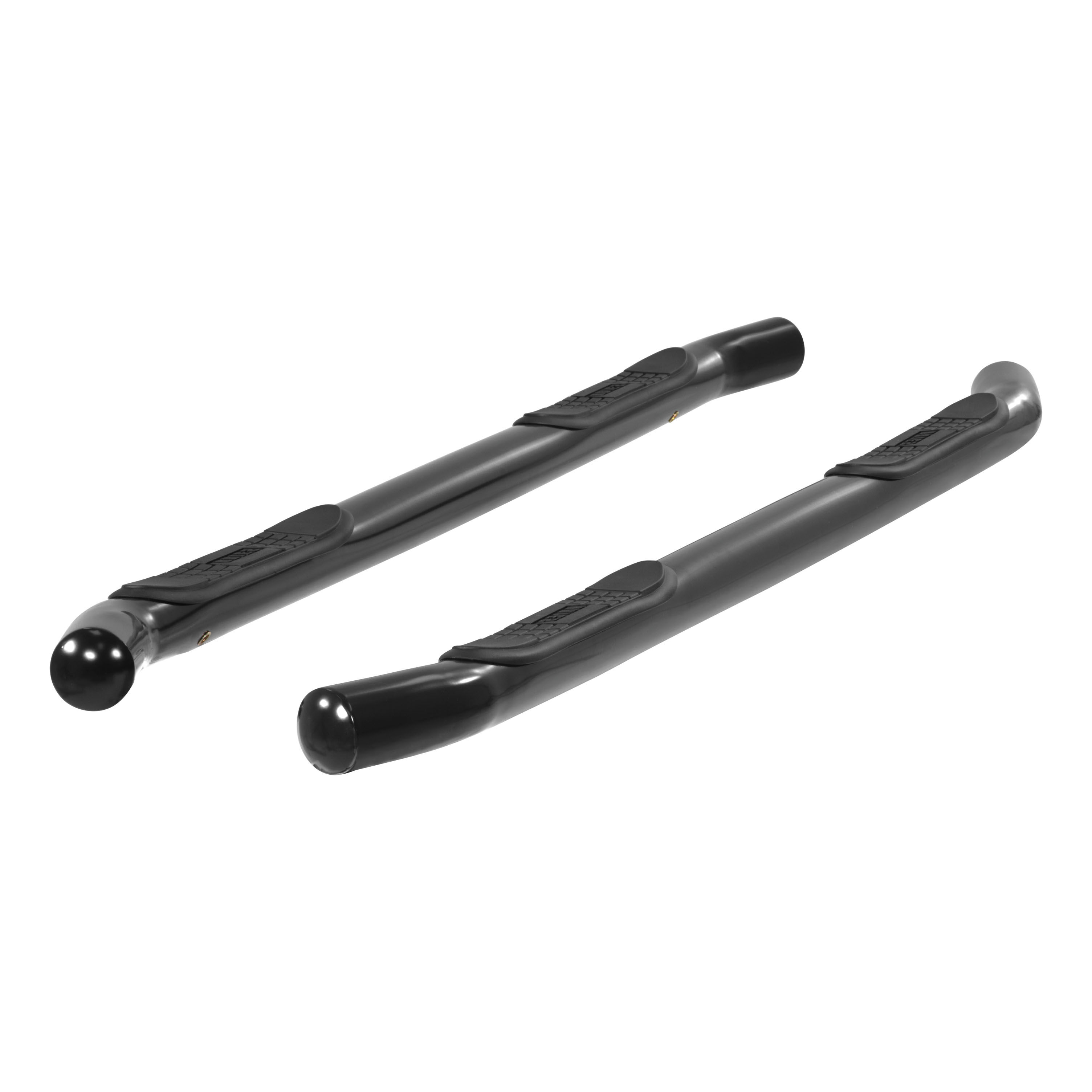 2011-2016 Ford Explorer Aries 3" Round Semi-Gloss Black Steel Side Bars - 203041