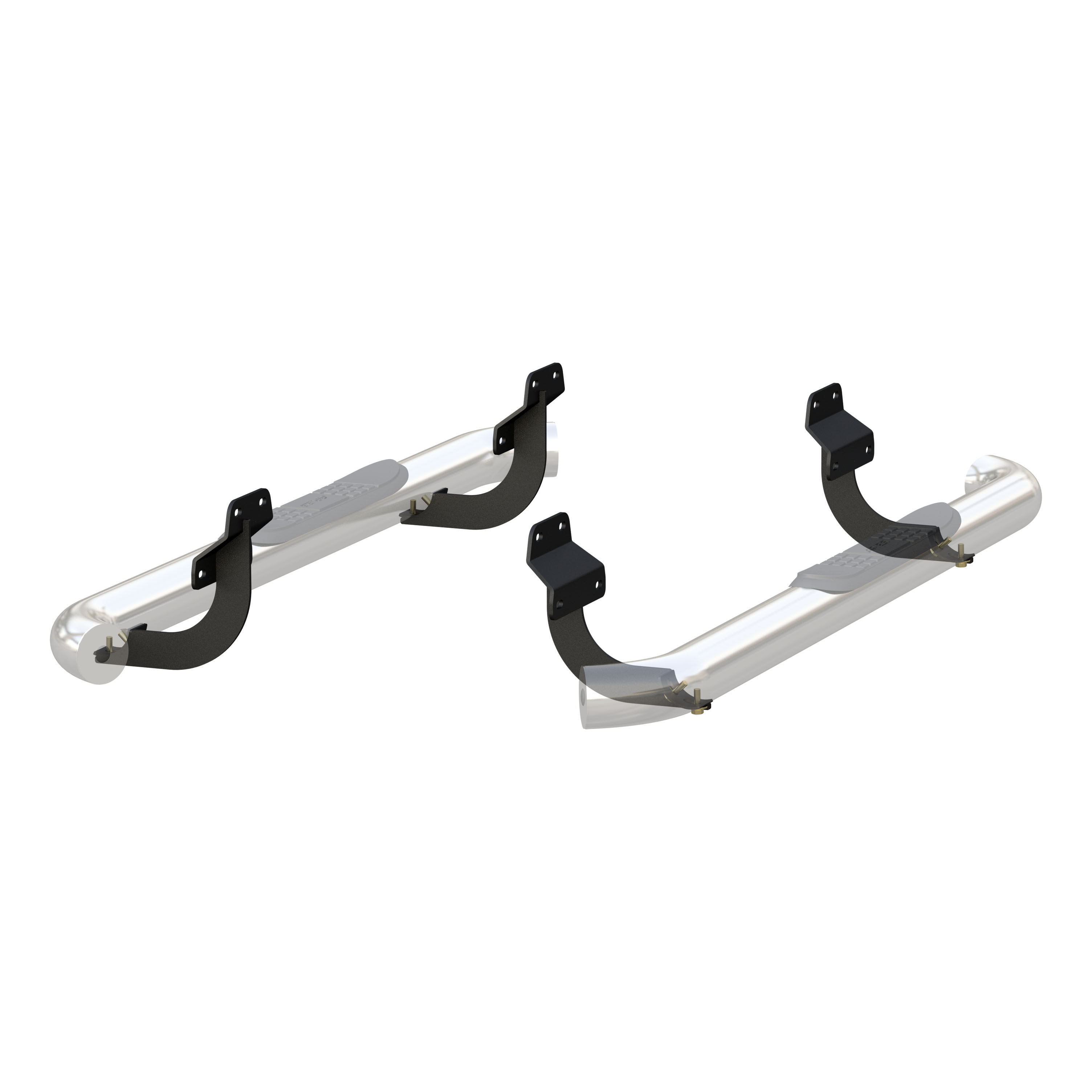 2015-2018 Ford F-150 Aries Stainless 3" Round Side Bars Standard Cab