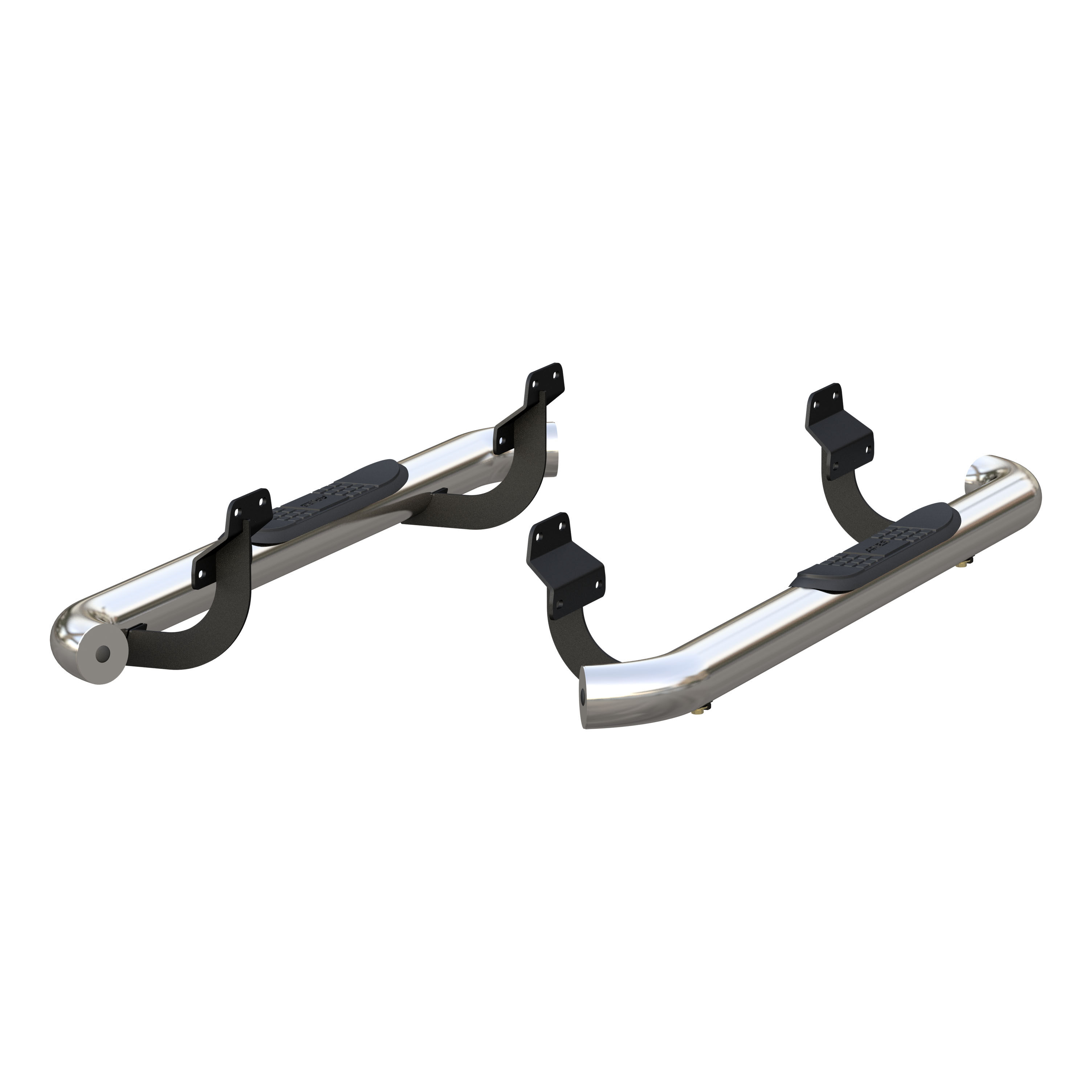 2015-2018 Ford F-150 Aries Stainless 3" Round Side Bars Standard Cab