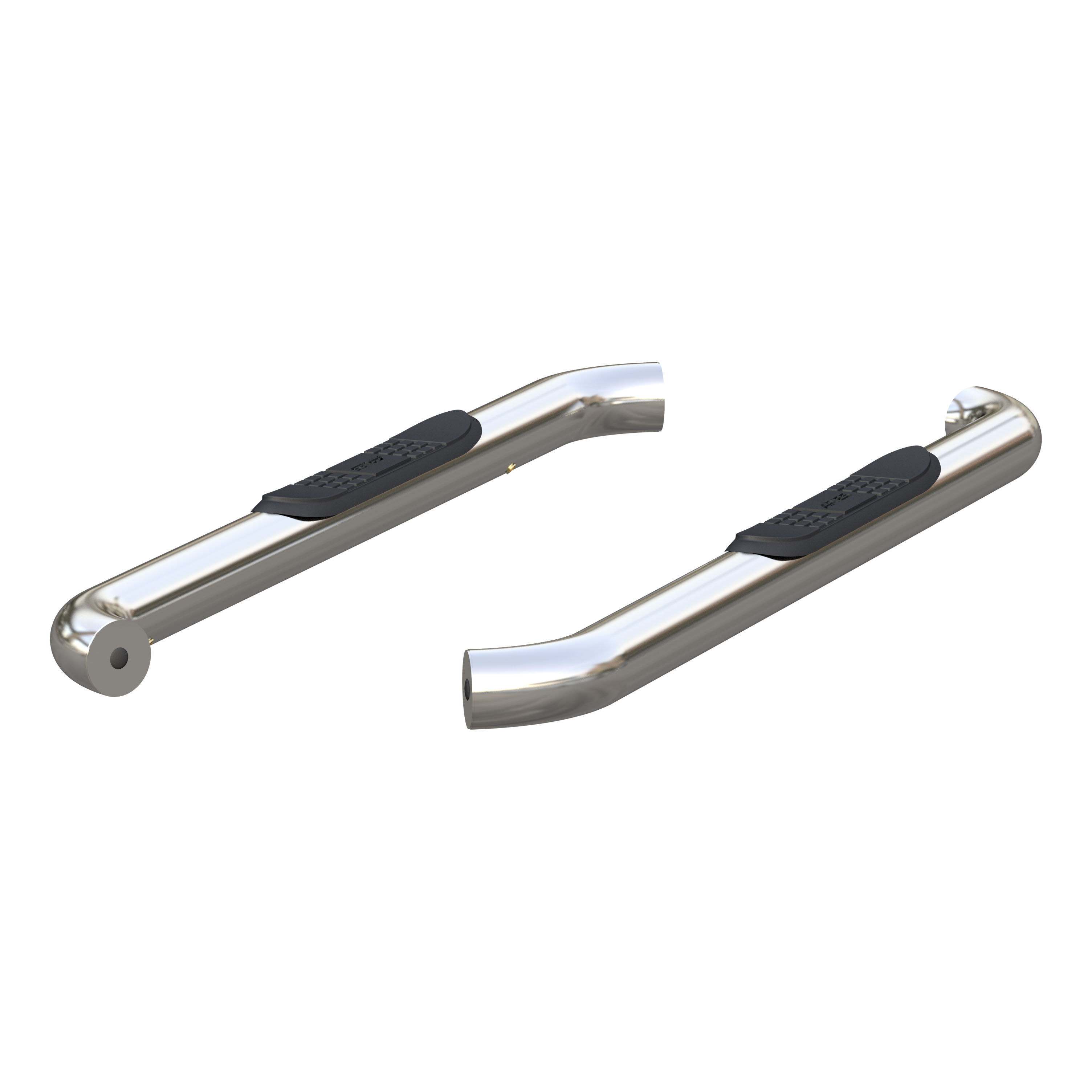 2015-2018 Ford F-150 Aries Stainless 3" Round Side Bars Standard Cab - 203045-2