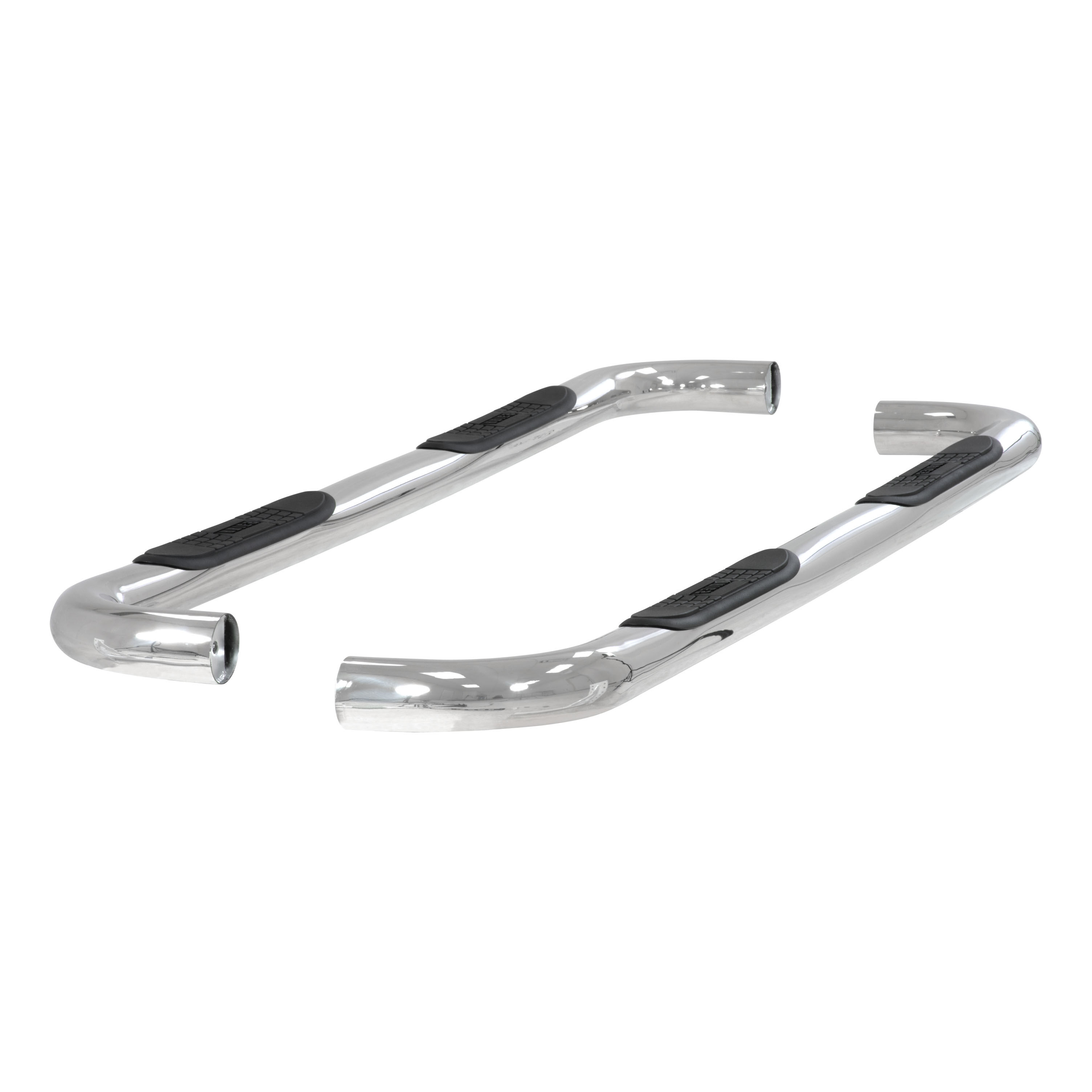 2000-2014 Chevy Silverado 3500 Aries Stainless 3" Round Side Bars HD Extended Cab - 204009-2