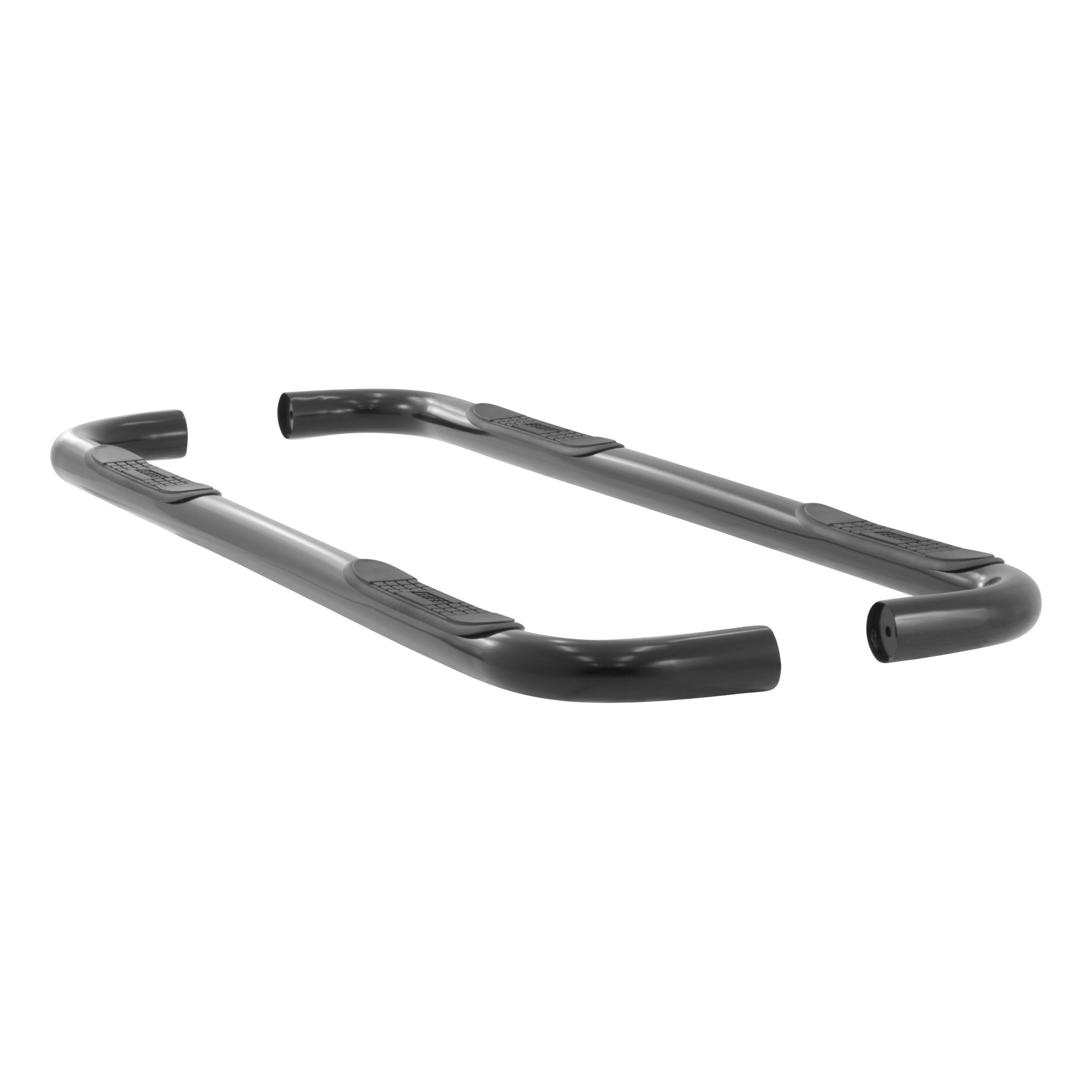 1995-1999 Chevy Suburban Aries 3" Round Semi-Gloss Black Steel Side Bars 1500