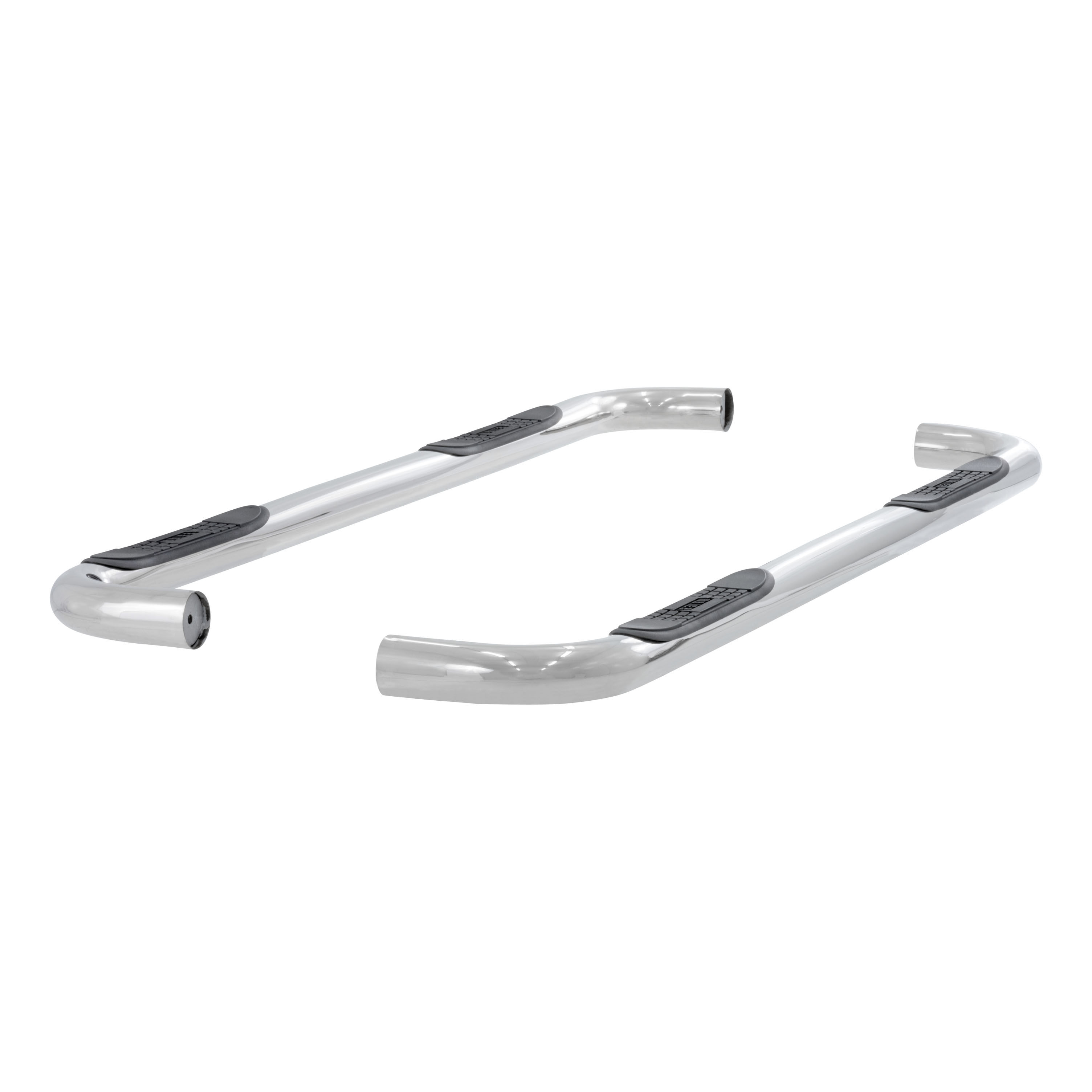 1995-1999 Chevy Suburban Aries 3" Round Semi-Gloss Black Steel Side Bars 1500