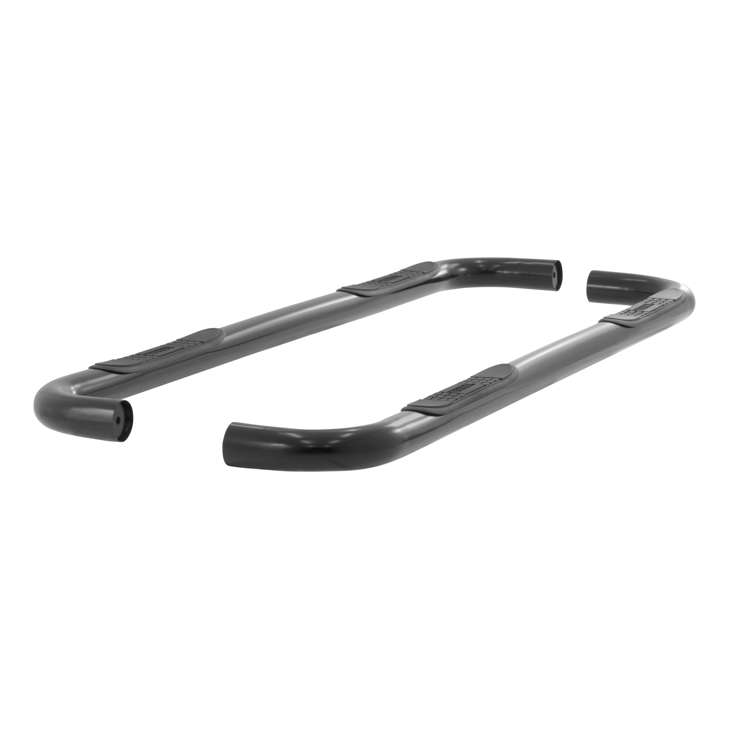 1995-1999 Chevy Suburban Aries 3" Round Semi-Gloss Black Steel Side Bars 1500 - 204014