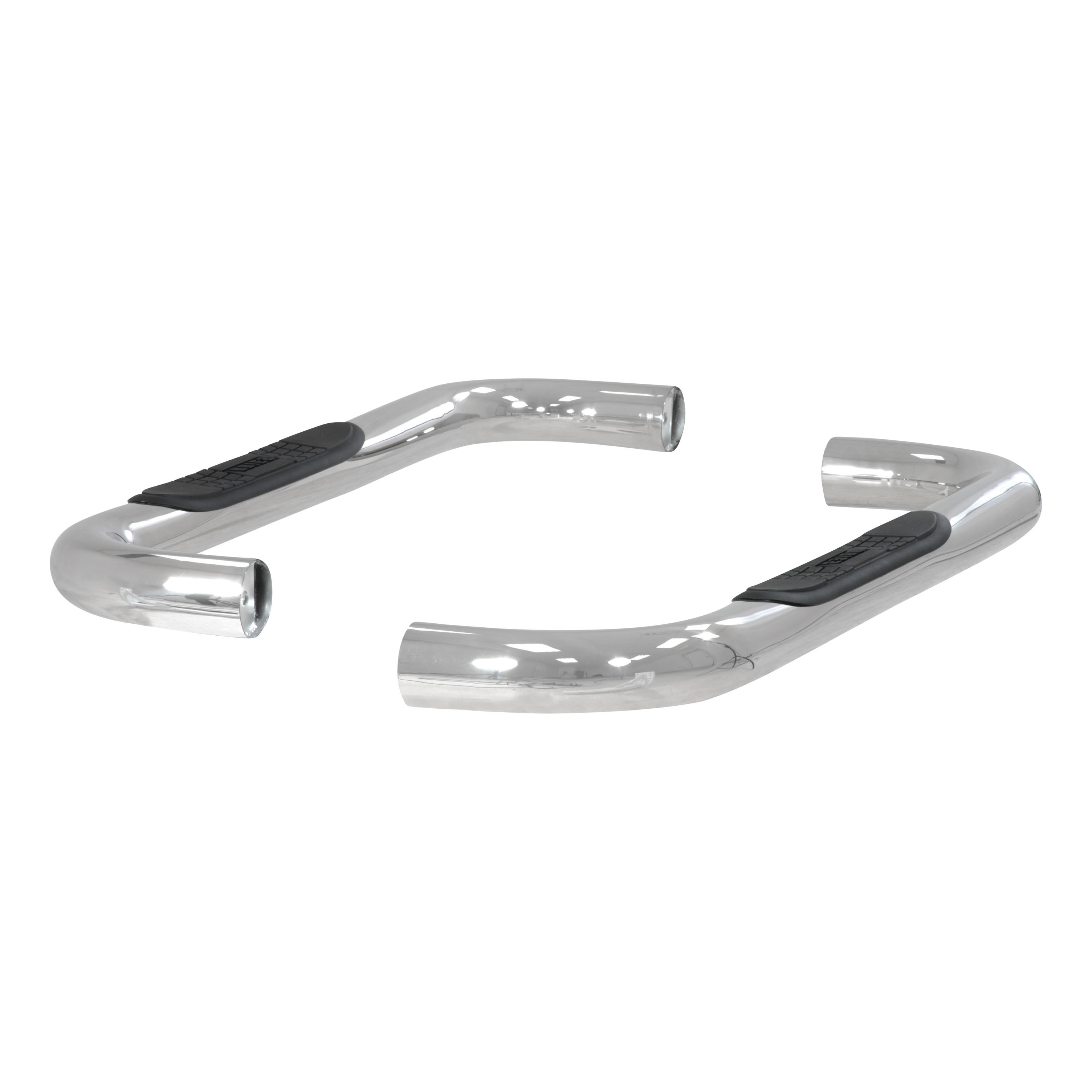 1999-2013 Chevy Silverado 1500 Aries Stainless 3" Round Side Bars REGULAR CAB (BUSHING MOUNT) - 204017-2