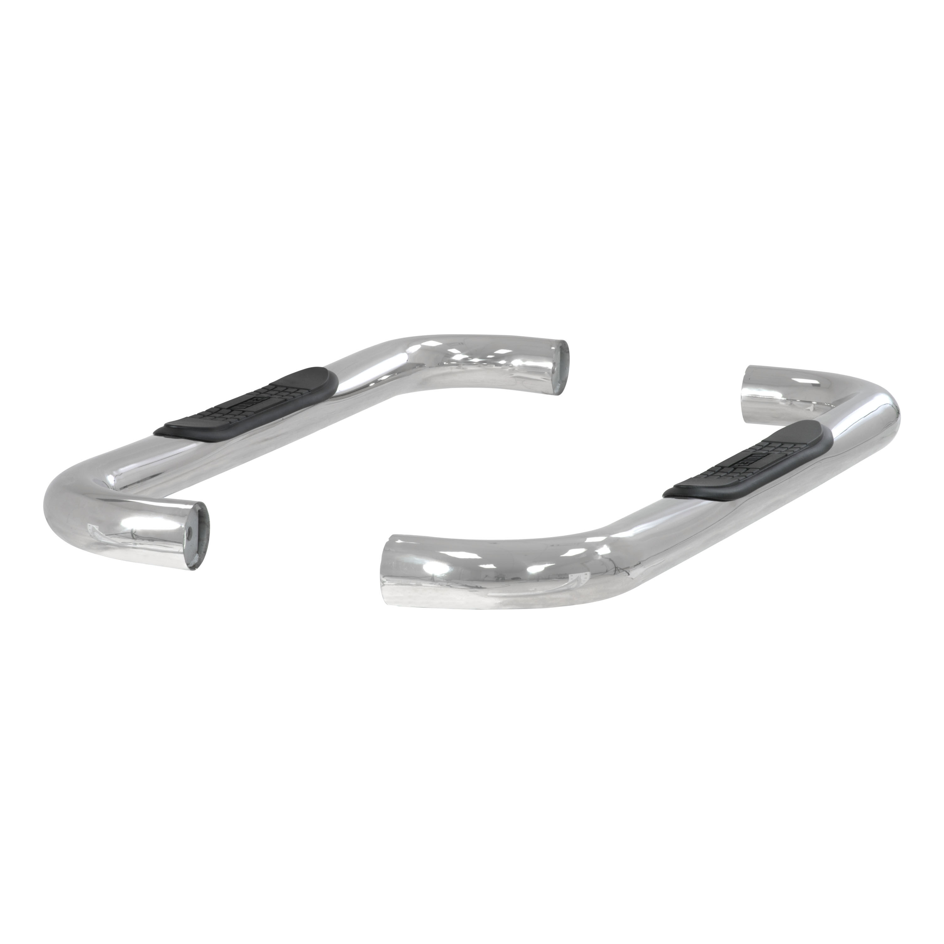 1988-1999 GMC K3500 Aries Stainless 3" Round Side Bars REGULAR CAB (INCLUDING Z71) - 204018-2