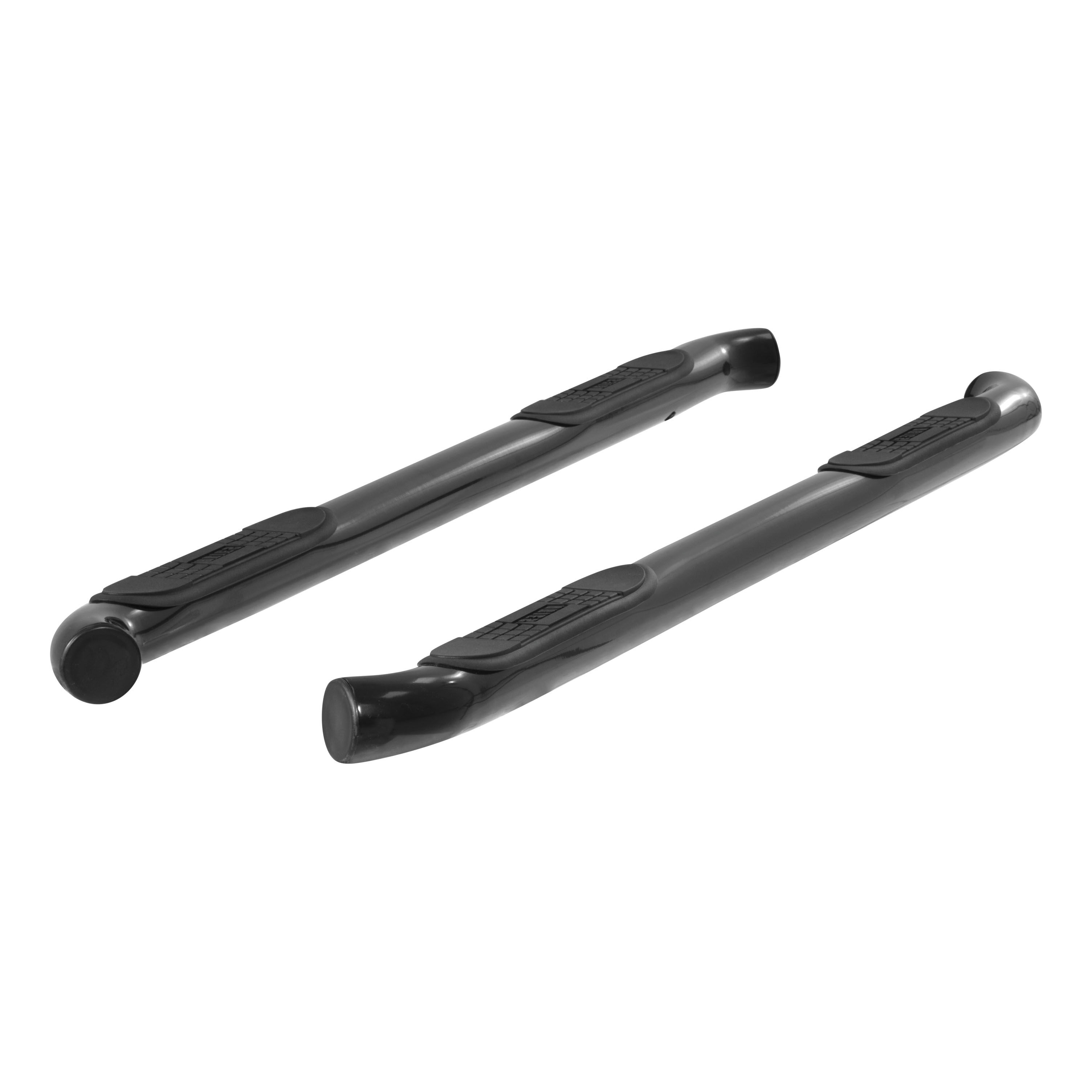 2009-2016 Chevy Traverse Aries 3" Round Semi-Gloss Black Steel Side Bars - 204031