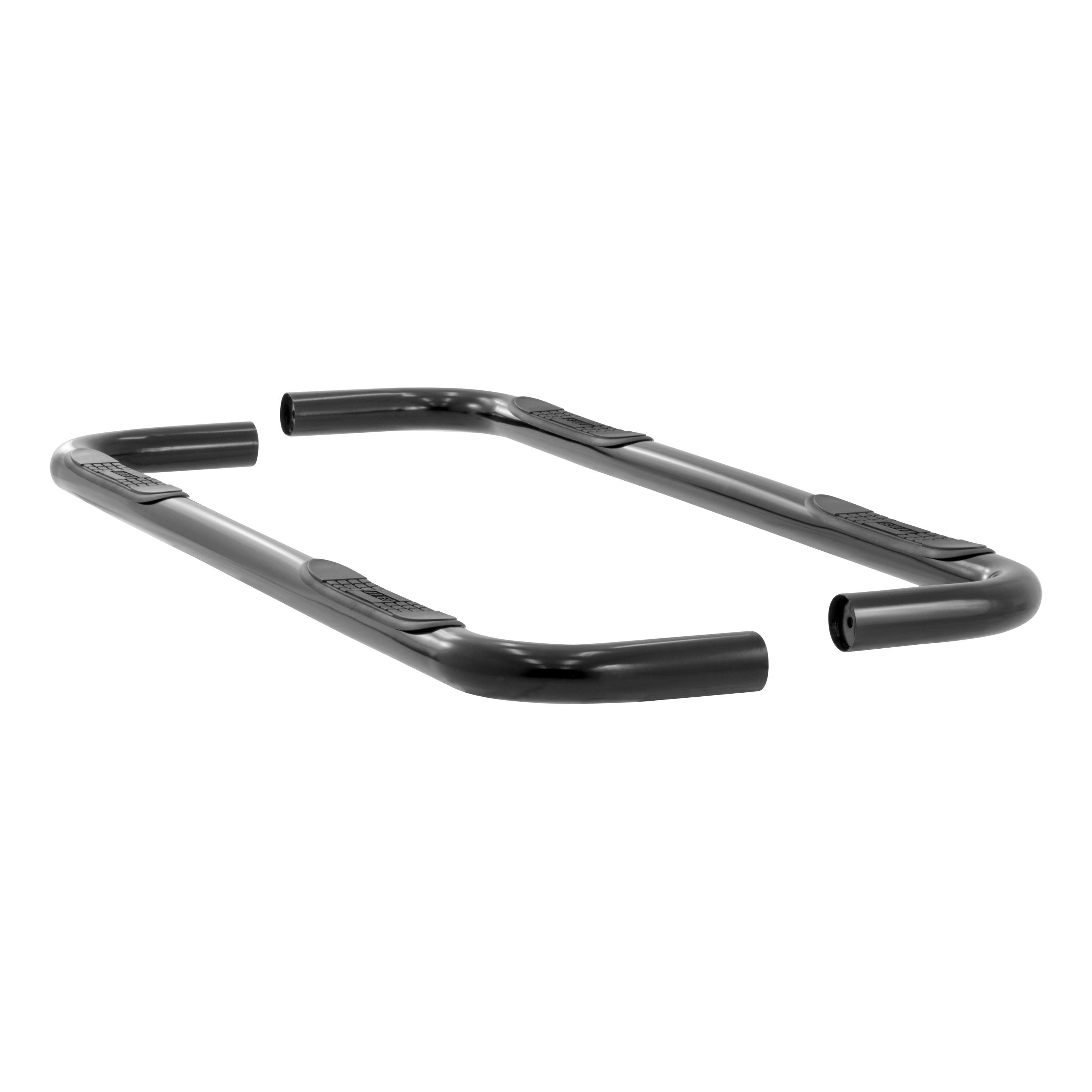 1973-1989 Chevy Suburban Aries 3" Round Semi-Gloss Black Steel Side Bars