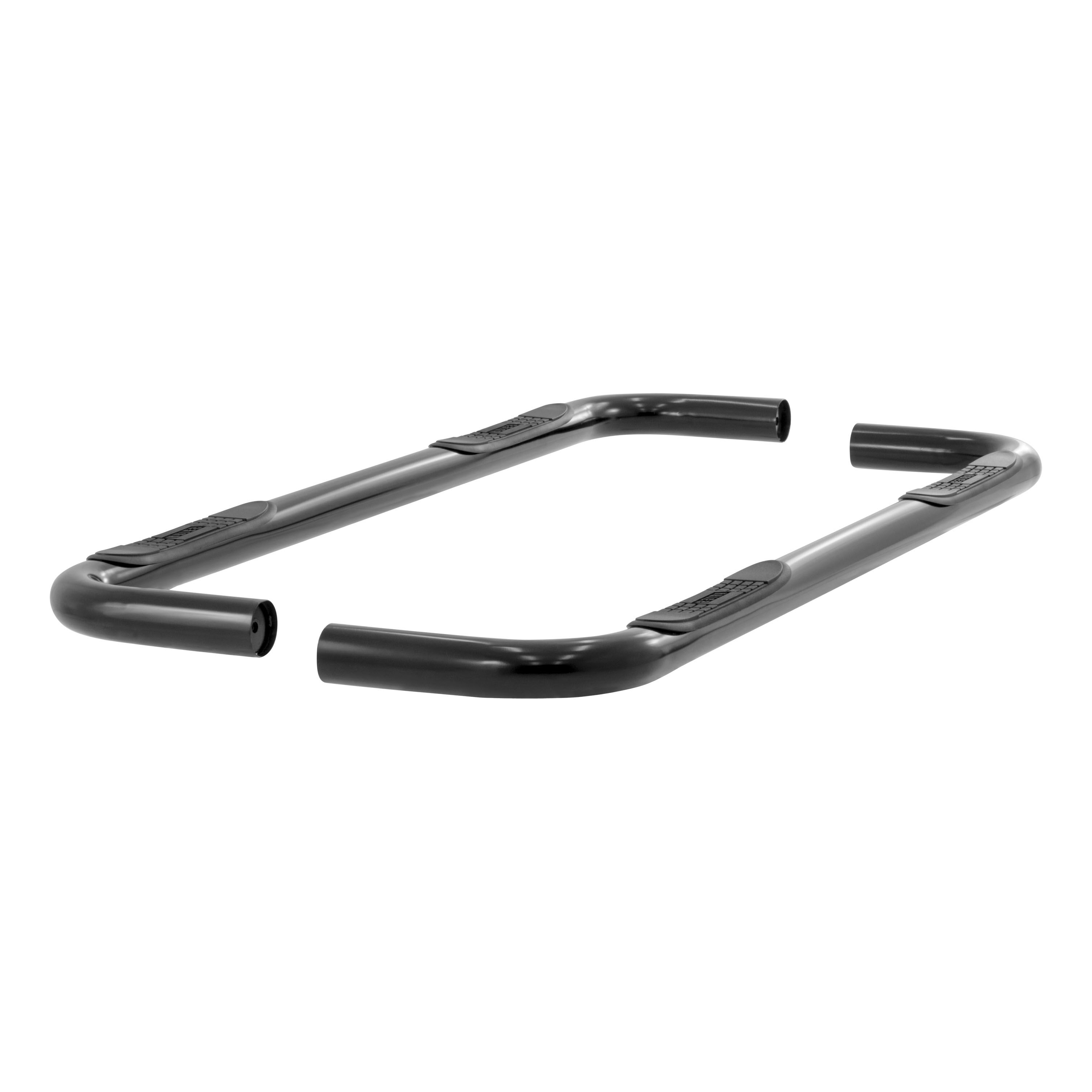1973-1989 Chevy Suburban Aries 3" Round Semi-Gloss Black Steel Side Bars - 204039