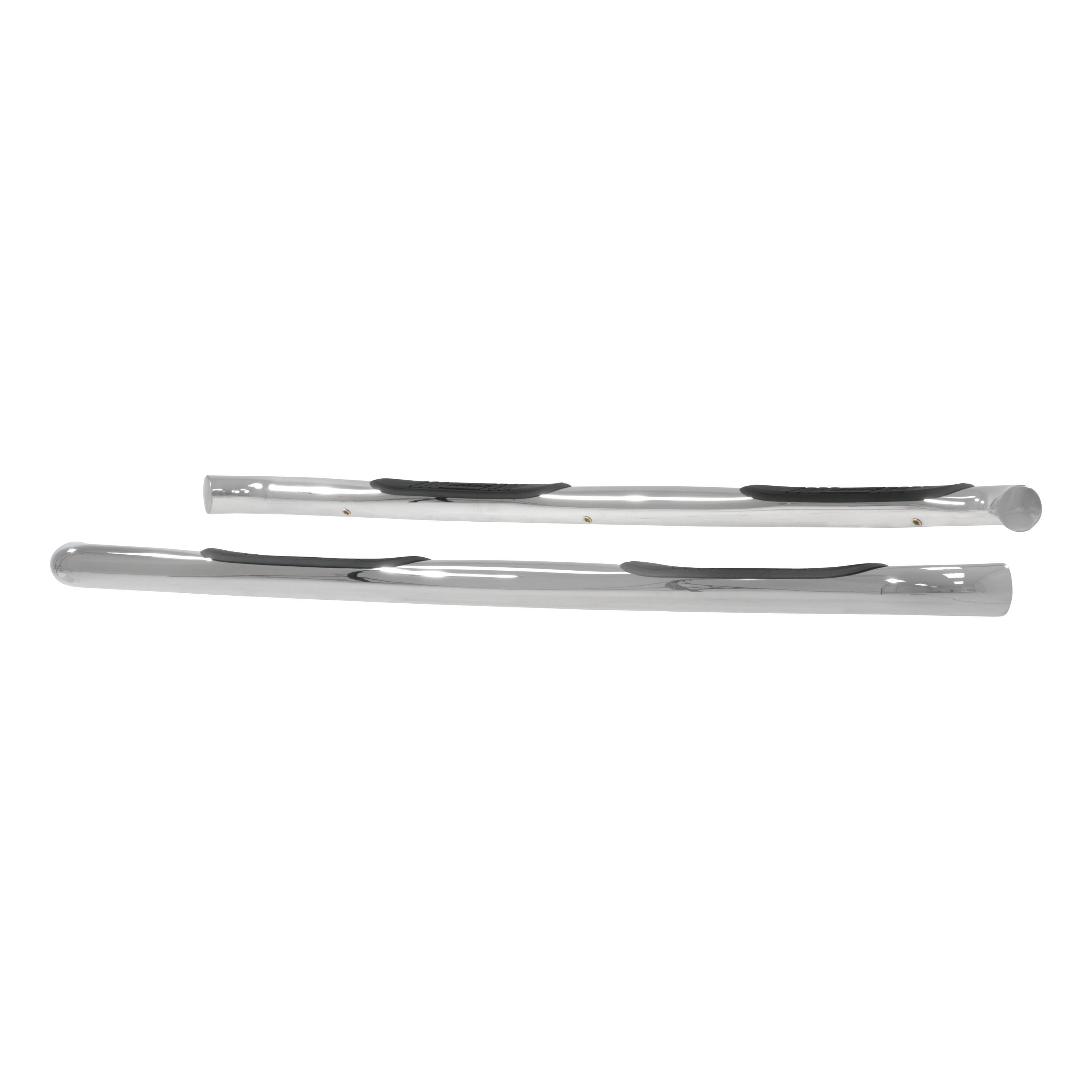 2007-2017 GMC Sierra 1500 Aries Stainless 3" Round Side Bars EXTENDED CAB (ROCKER PANEL MOUNT)