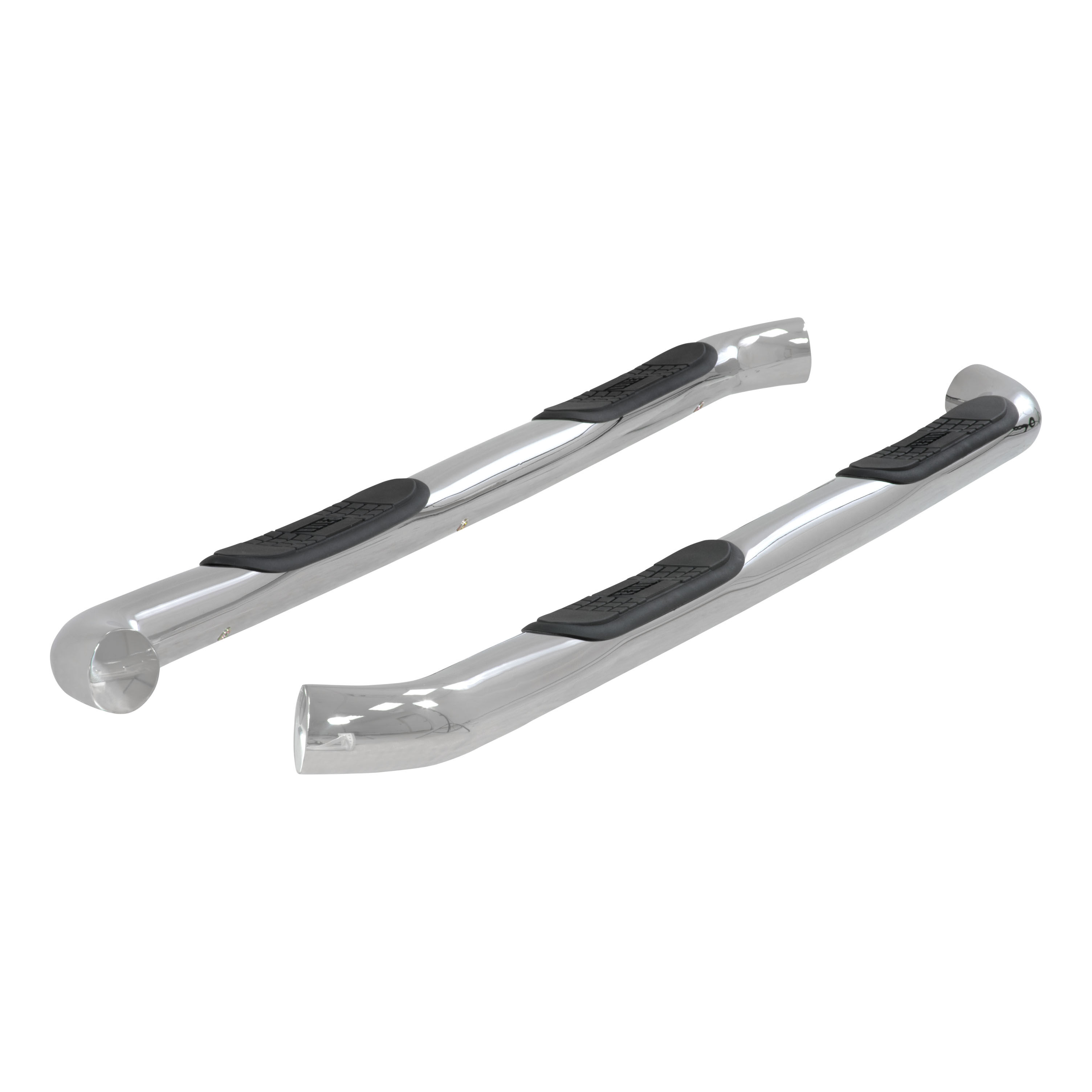2007-2017 GMC Sierra 1500 Aries Stainless 3" Round Side Bars EXTENDED CAB (ROCKER PANEL MOUNT) - 204046-2