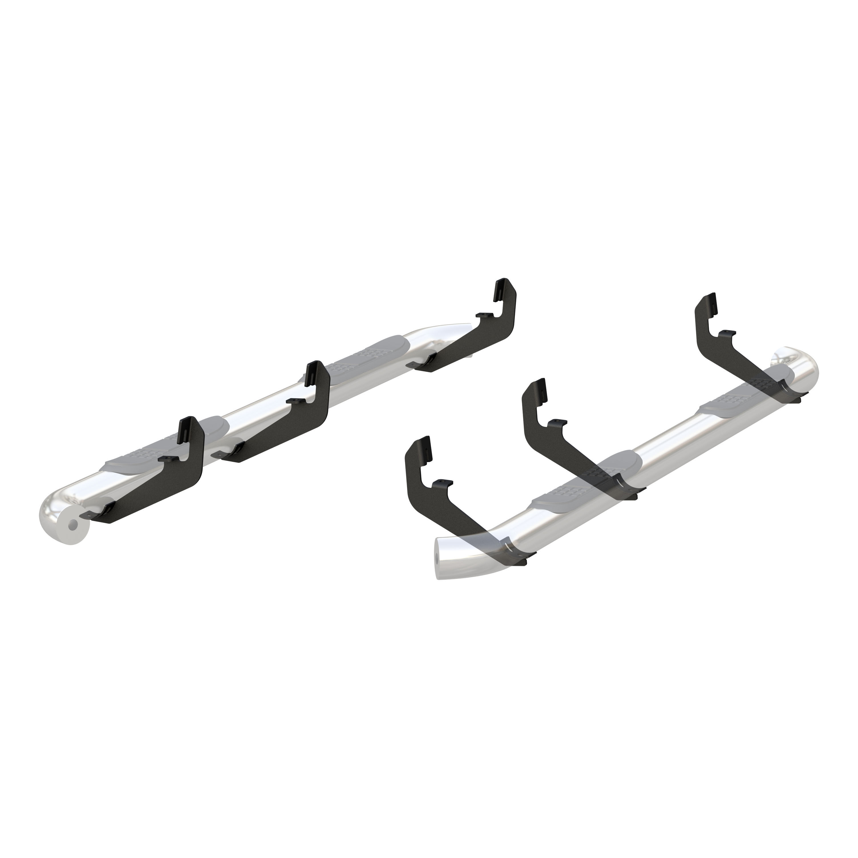 2015-2017 Chevy Colorado Aries Stainless 3" Round Side Bars CREW CAB
