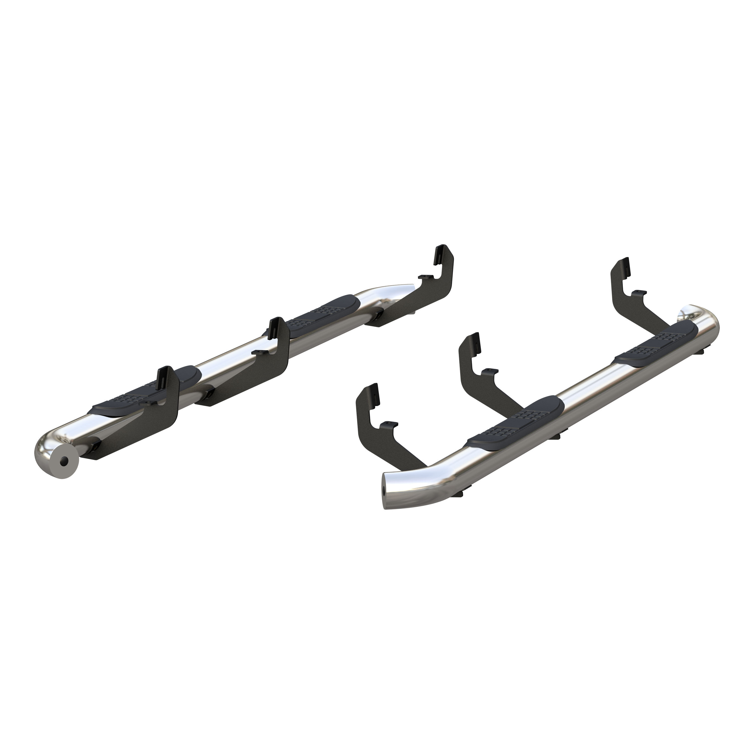 2015-2017 Chevy Colorado Aries Stainless 3" Round Side Bars CREW CAB
