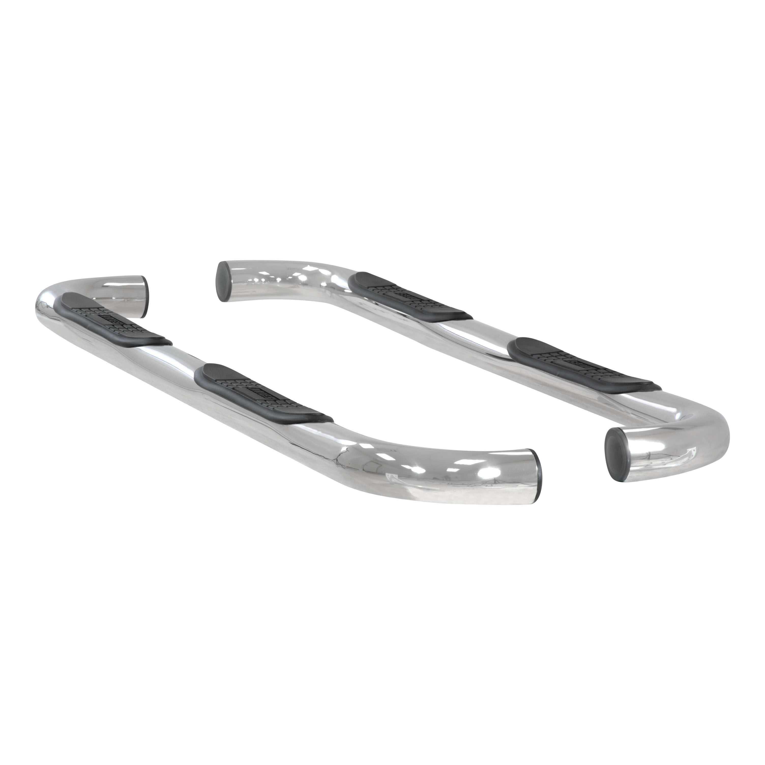 2006-2011 Hummer H3 Aries Stainless 3" Round Side Bars EXCLUDING WITH ROCKER BAR (4WD ONLY)