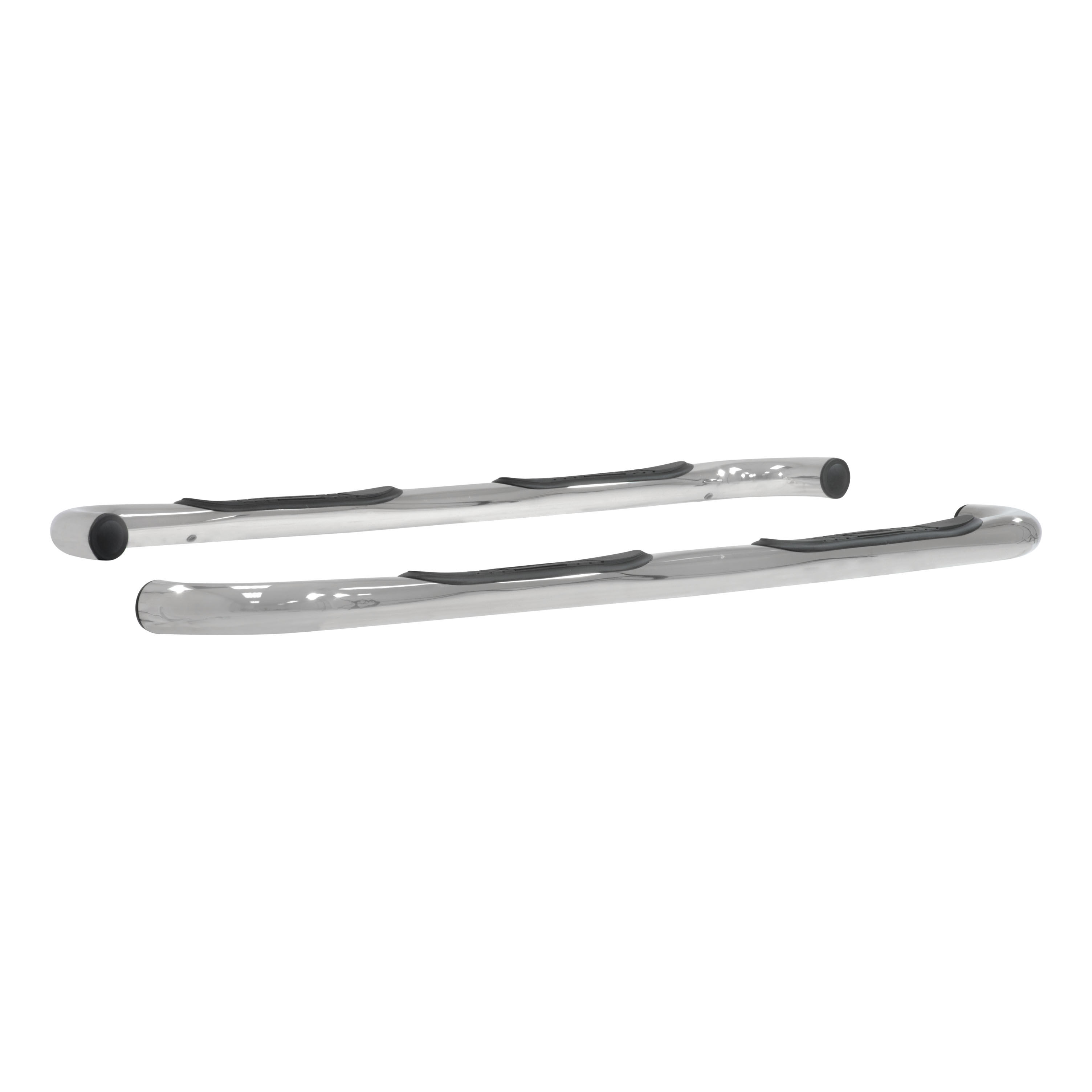 2006-2011 Hummer H3 Aries Stainless 3" Round Side Bars EXCLUDING WITH ROCKER BAR (4WD ONLY)