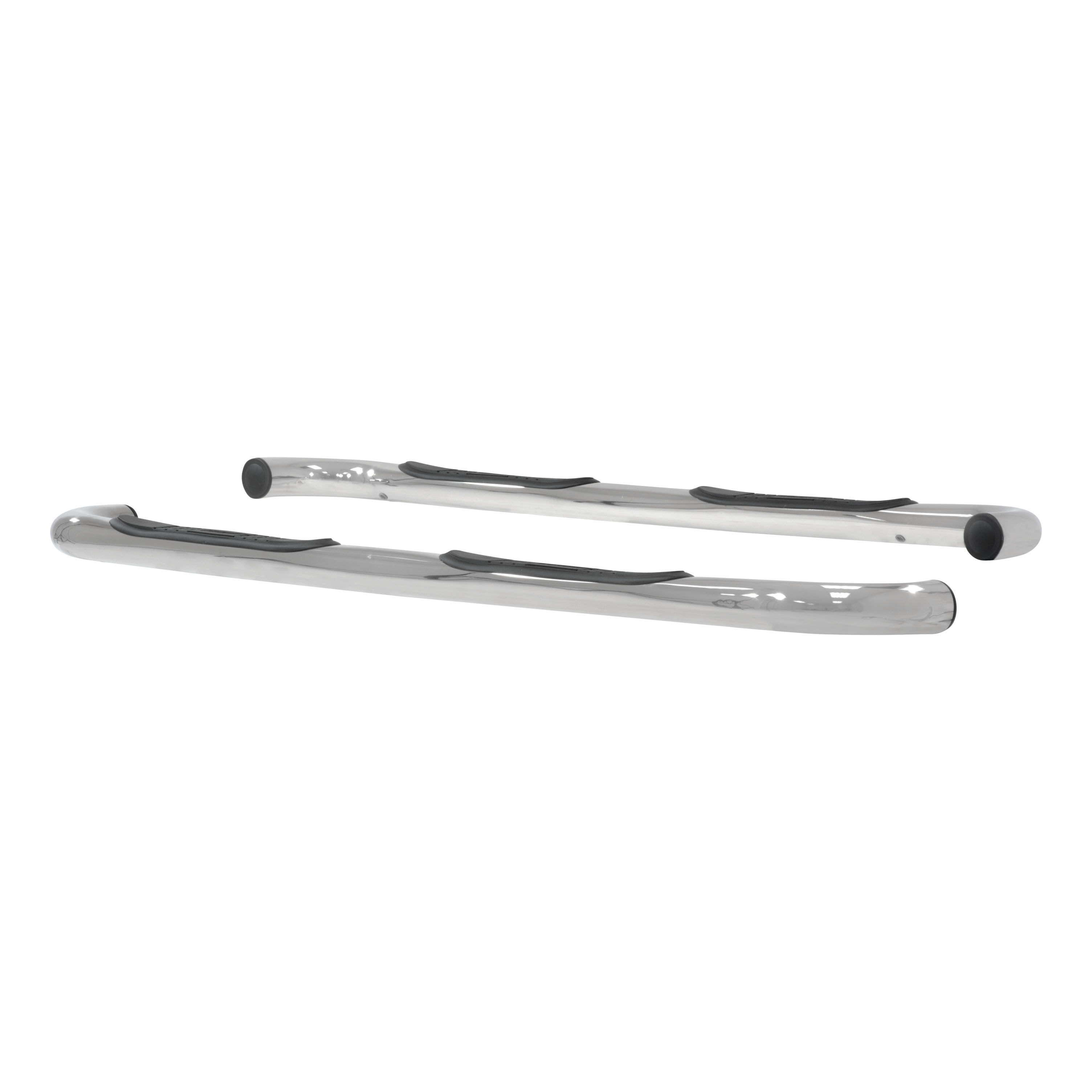 2006-2011 Hummer H3 Aries Stainless 3" Round Side Bars EXCLUDING WITH ROCKER BAR (4WD ONLY)