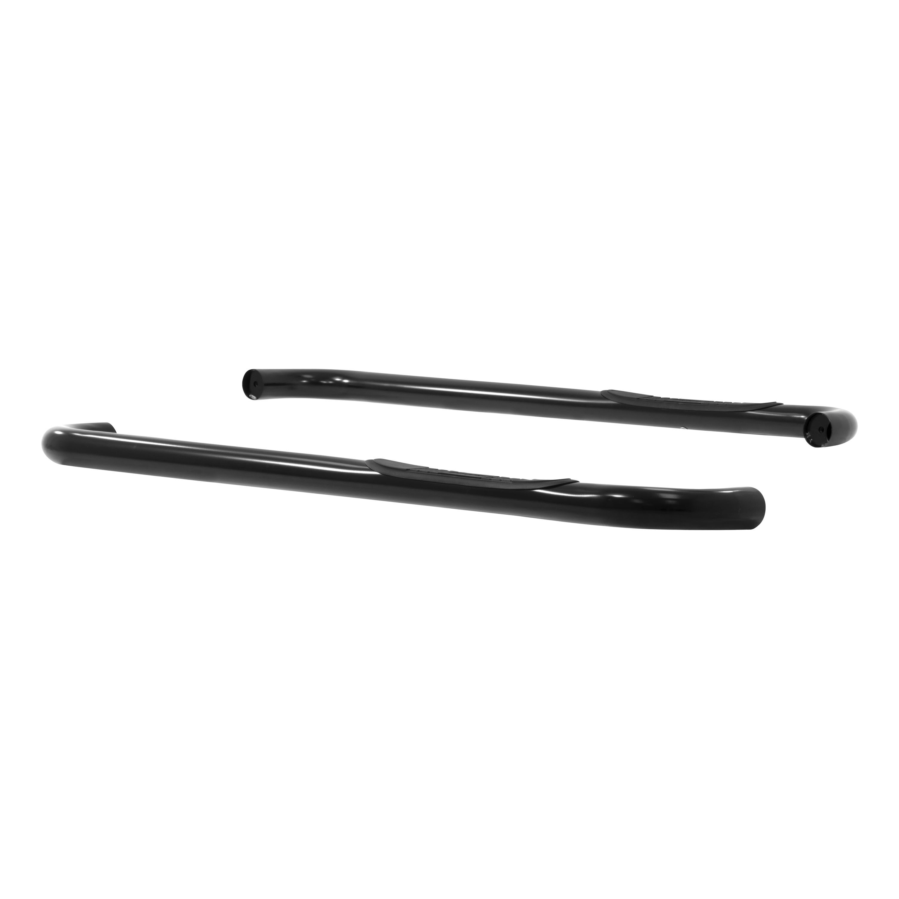 1997-2004 Dodge Dakota Aries 3" Round Semi-Gloss Black Steel Side Bars CLUB CAB