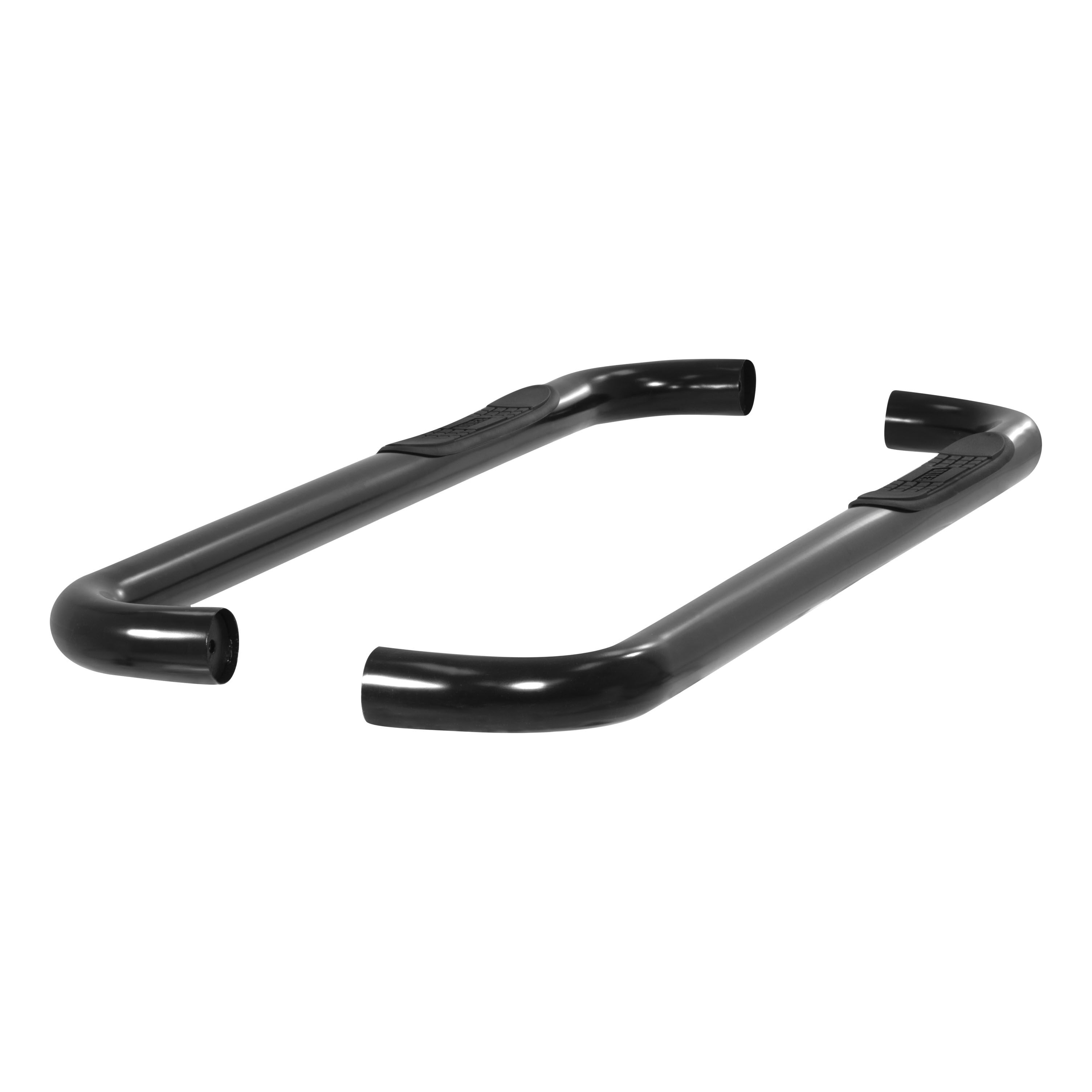 1997-2004 Dodge Dakota Aries 3" Round Semi-Gloss Black Steel Side Bars CLUB CAB - 205000